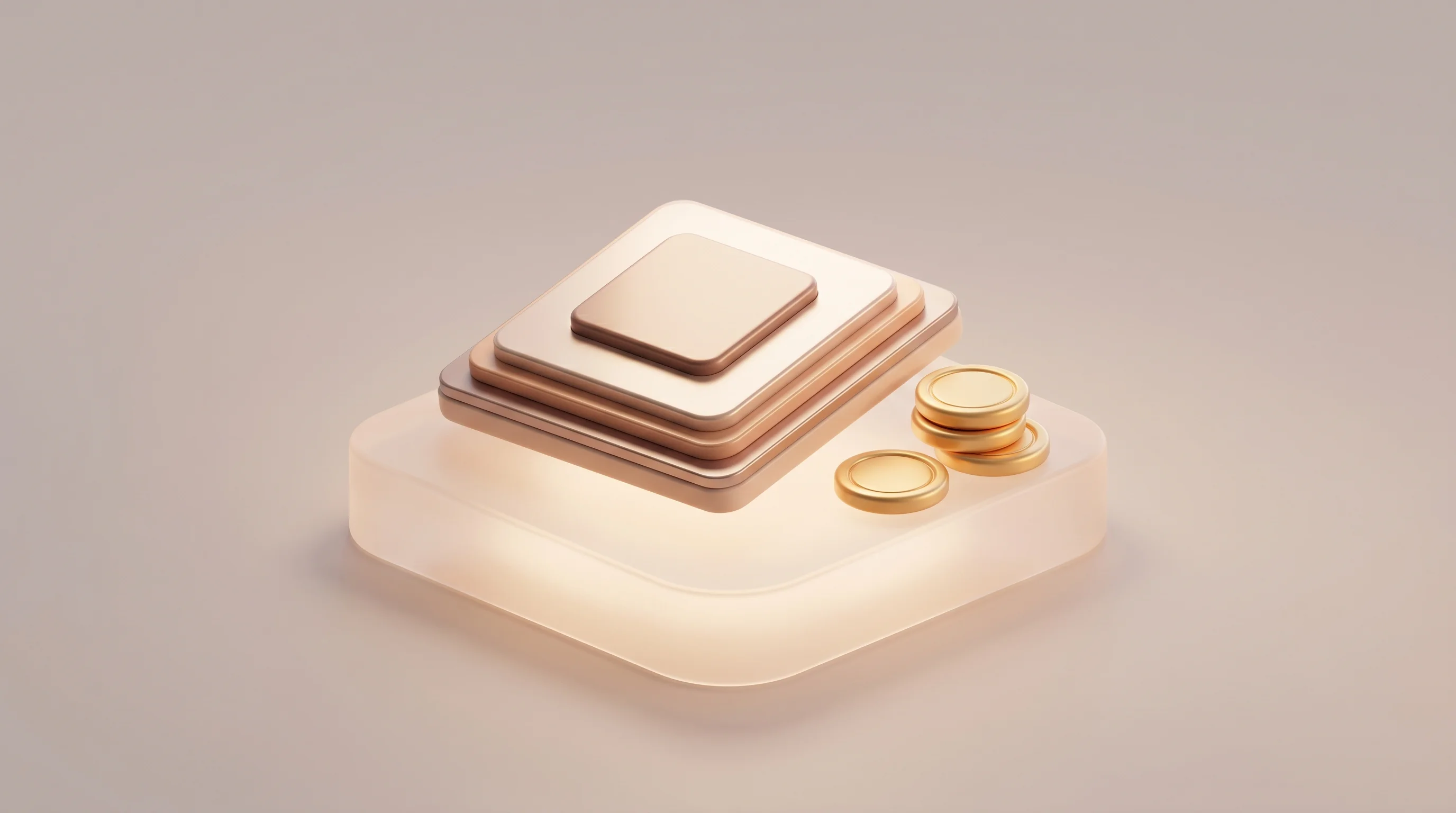 Digital illustration for article section "Federal Money, Geopolitical Urgency" in "AI Slashes Semiconductor Materials Discovery from Decades to Months" - A conceptual, modern 3D illustration representing federal funding for next-generation semiconductor ...