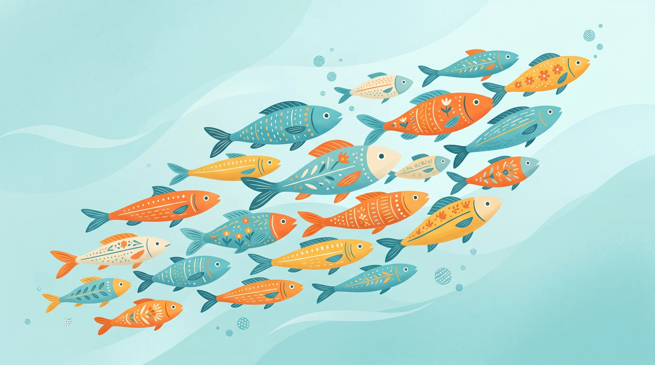 Digital illustration for article section "The Wider Pattern" in "Y Combinator's First All-Crypto Investment: $500K in USDC on Solana" - A clean, minimalist conceptual illustration representing a growing cohort of interconnected startups...