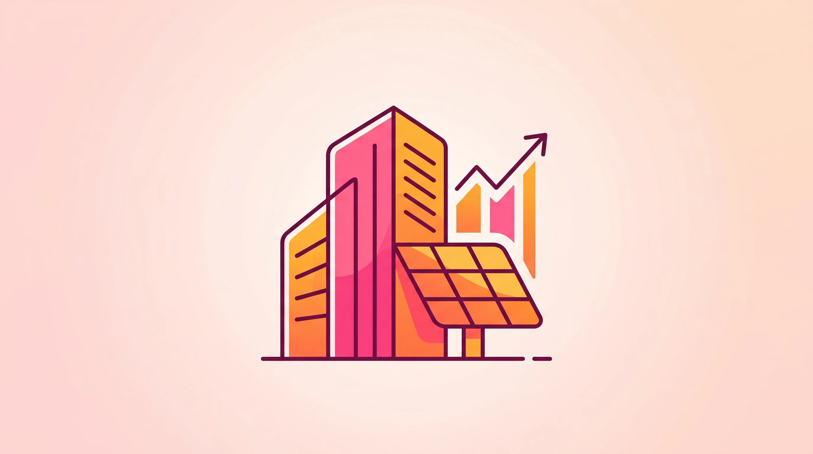 Digital illustration for article section "The Man Behind the Algorithms" in "Fractal Power Raises $9.8M to Build AI-Powered Grid Infrastructure" - A minimalist and conceptual modern illustration representing a diverse professional background in in...