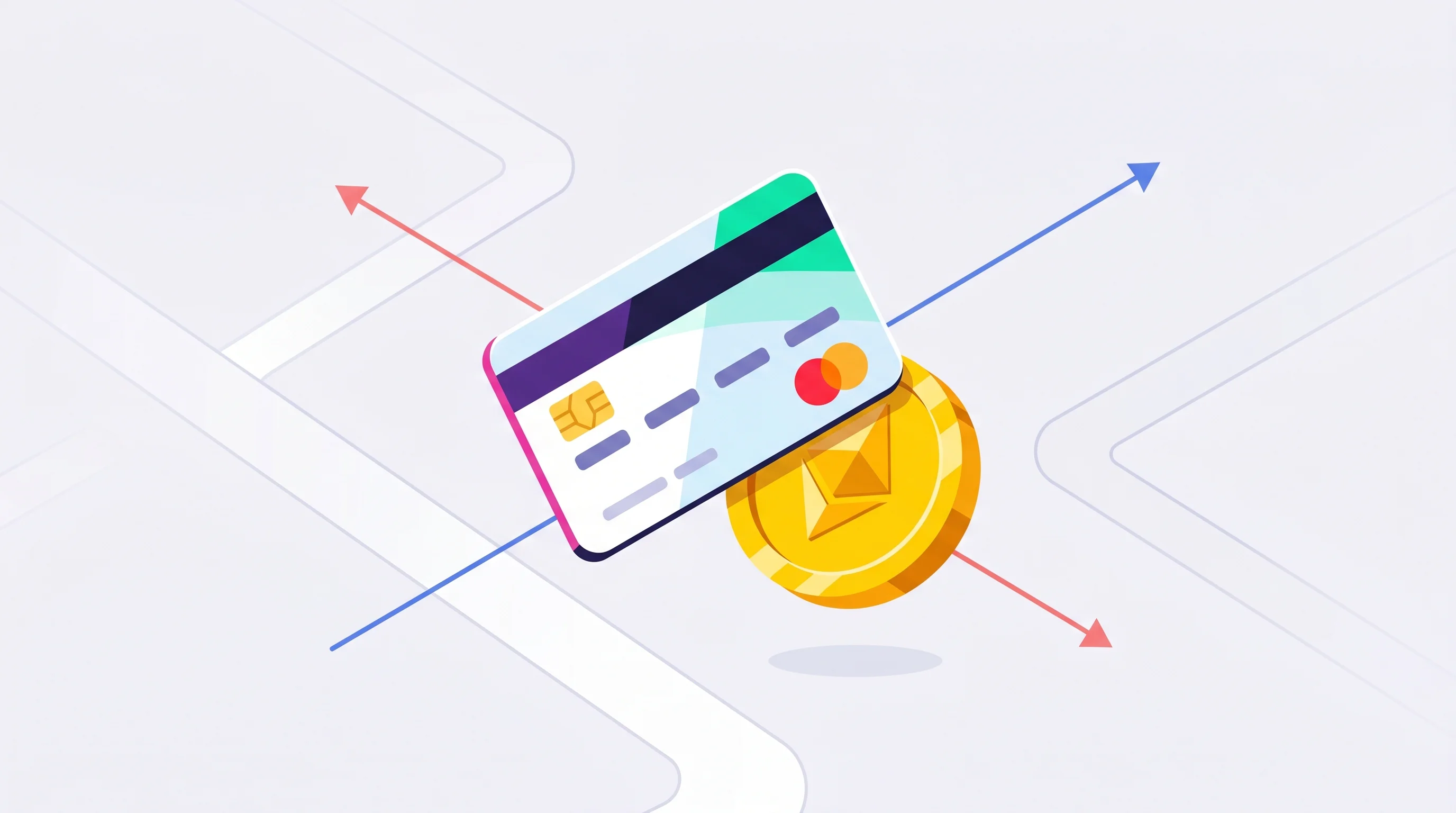 Digital illustration for article section "A Crowded Field" in "Unitas Raises $13.3M Seed to Scale DeFi Yield Infrastructure" - A clean, minimalist flat illustration blending modern digital design with subtle pop art influences,...
