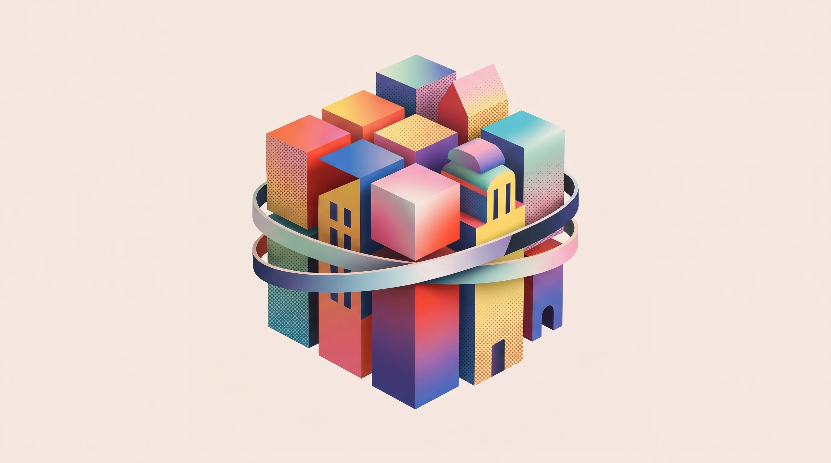 Digital illustration for article section "What Comes Next" in "Pronto Raises $45M Series B, Doubling Valuation to $200M in 2 Months" - A conceptual and minimal image representing the tightening of a company's core infrastructure and sc...