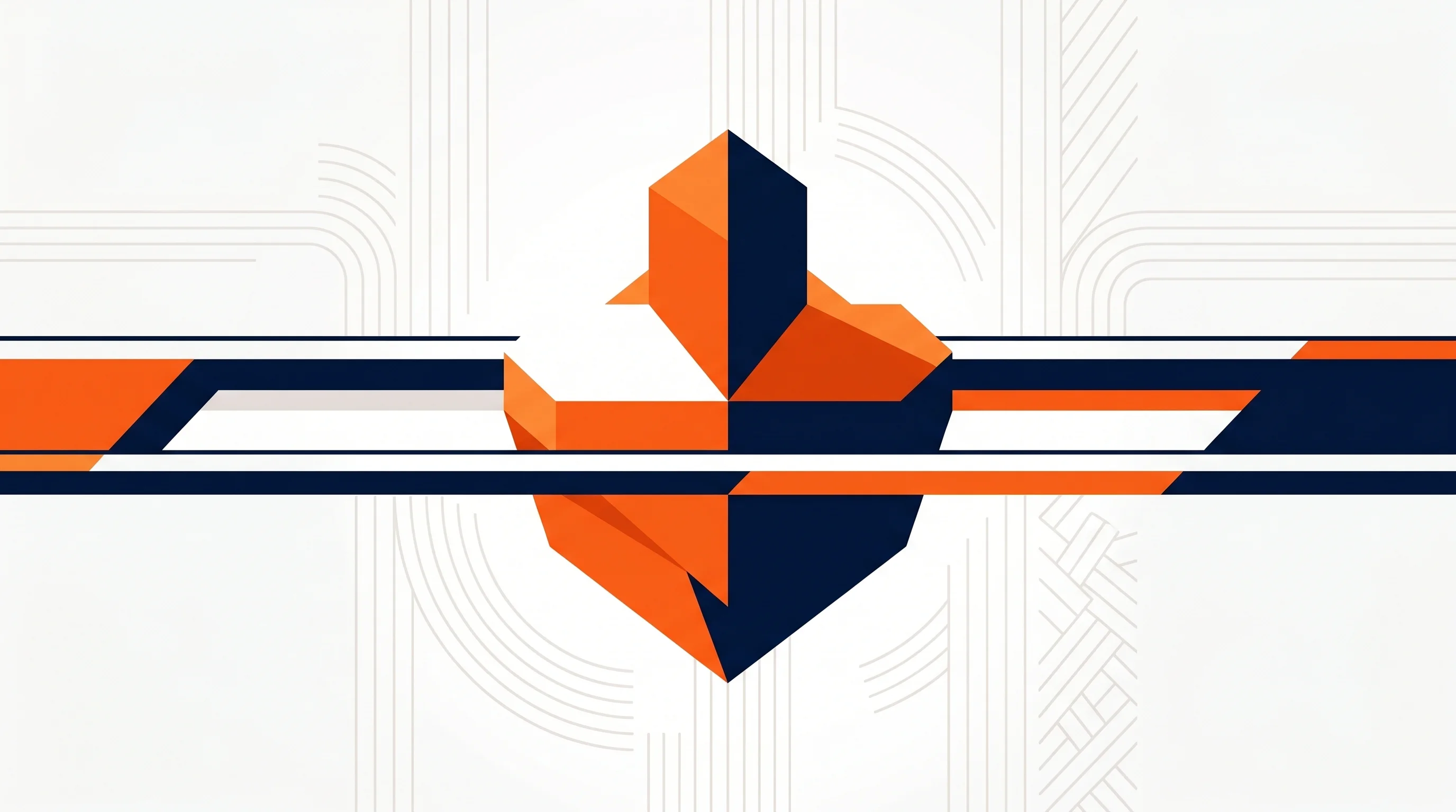 Digital illustration for article section "The Autonomy Question" in "Light Anchor's AI Agents Autonomously Run Four E-commerce Brands" - A conceptual, minimalist illustration focusing on a large, abstract geometric toggle switch resting ...