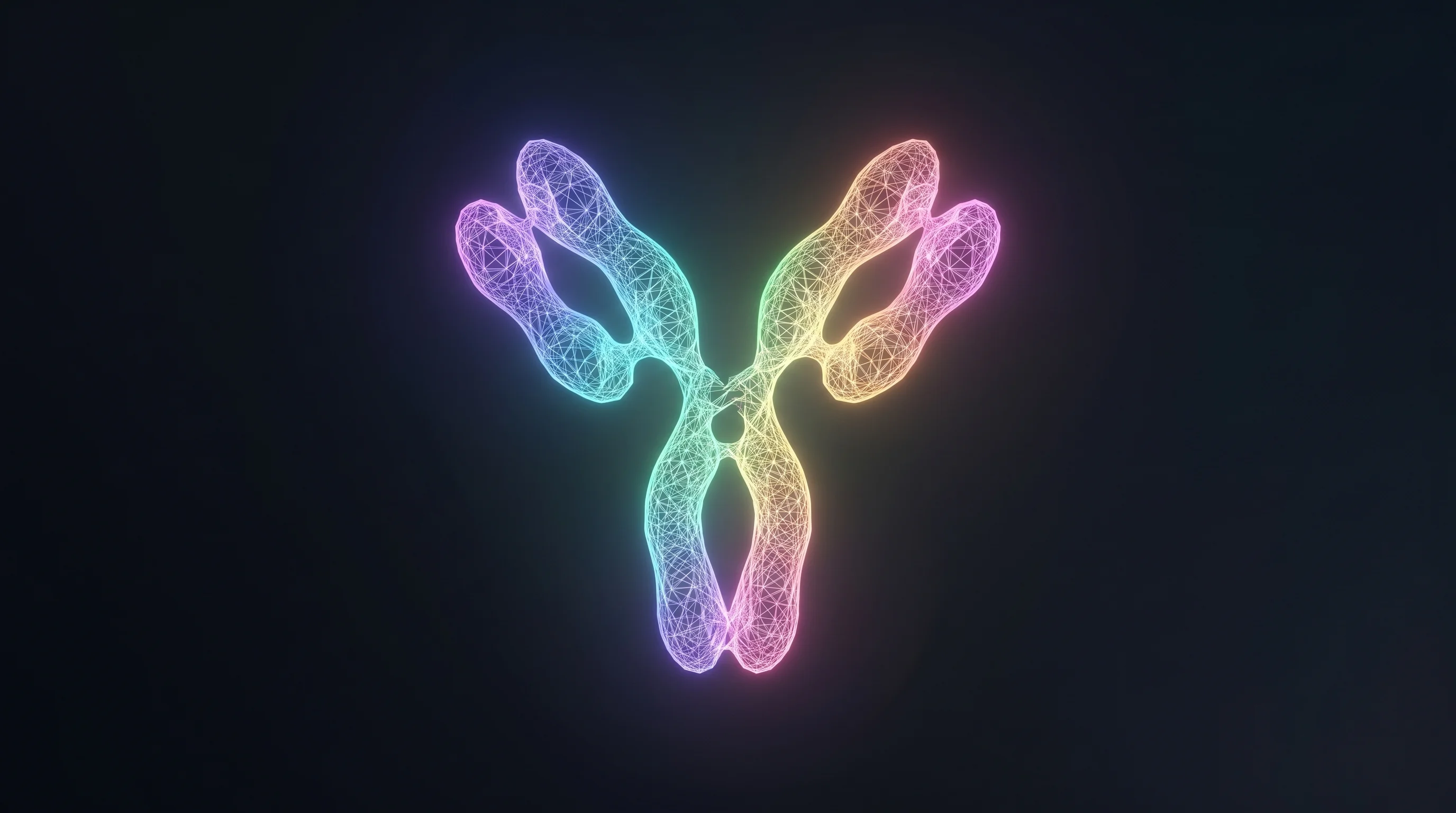 Digital illustration for article section "The AI Drug Discovery Scramble" in "Aureka Bio Raises $35M Series A+ for AI Drug Discovery Platform" - A clean, minimalist conceptual image representing the rapid growth of AI-driven drug discovery, feat...