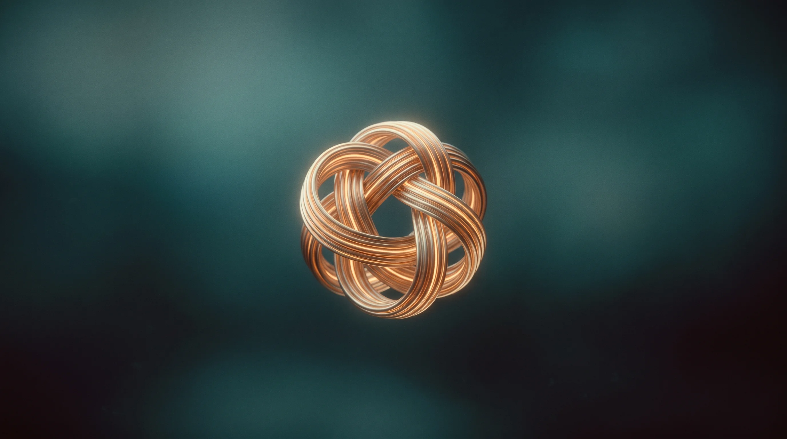 Digital illustration for article section "Three Theses, One Common Thread" in "Haun Ventures Closes $1B Fund Betting on Crypto, AI Agents" - A conceptual and minimalist representation of a new financial infrastructure, featuring three elegan...