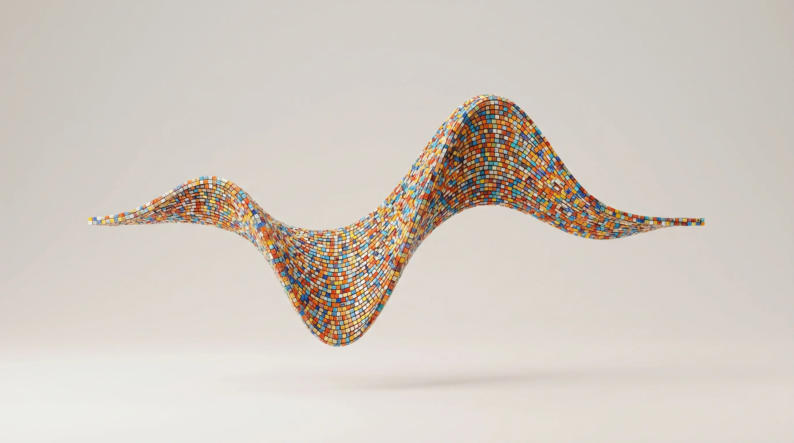 Digital illustration for article section "What Comes Next" in "Vapi Raises $50M Series B After Winning Amazon Ring Over 40 Rivals" - A conceptual, hyper-realistic 3D rendering of a single, elegant sound wave floating gracefully in a ...