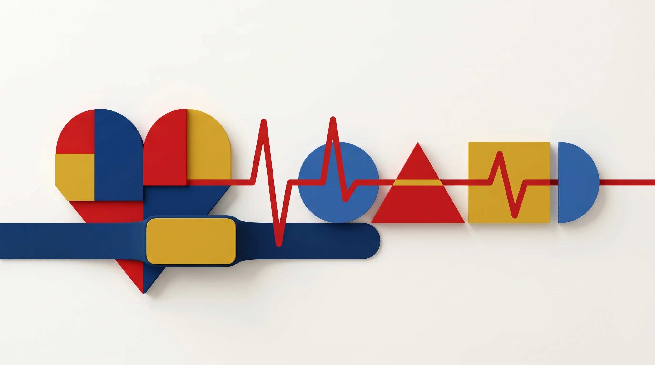 Digital illustration for article section "The Science—and Its Limits" in "ANORIA's Emotion-Reading Bracelet Promises Real-Time EQ Tracking" - A minimalist and conceptual composition representing the complexities and limits of emotion recognit...