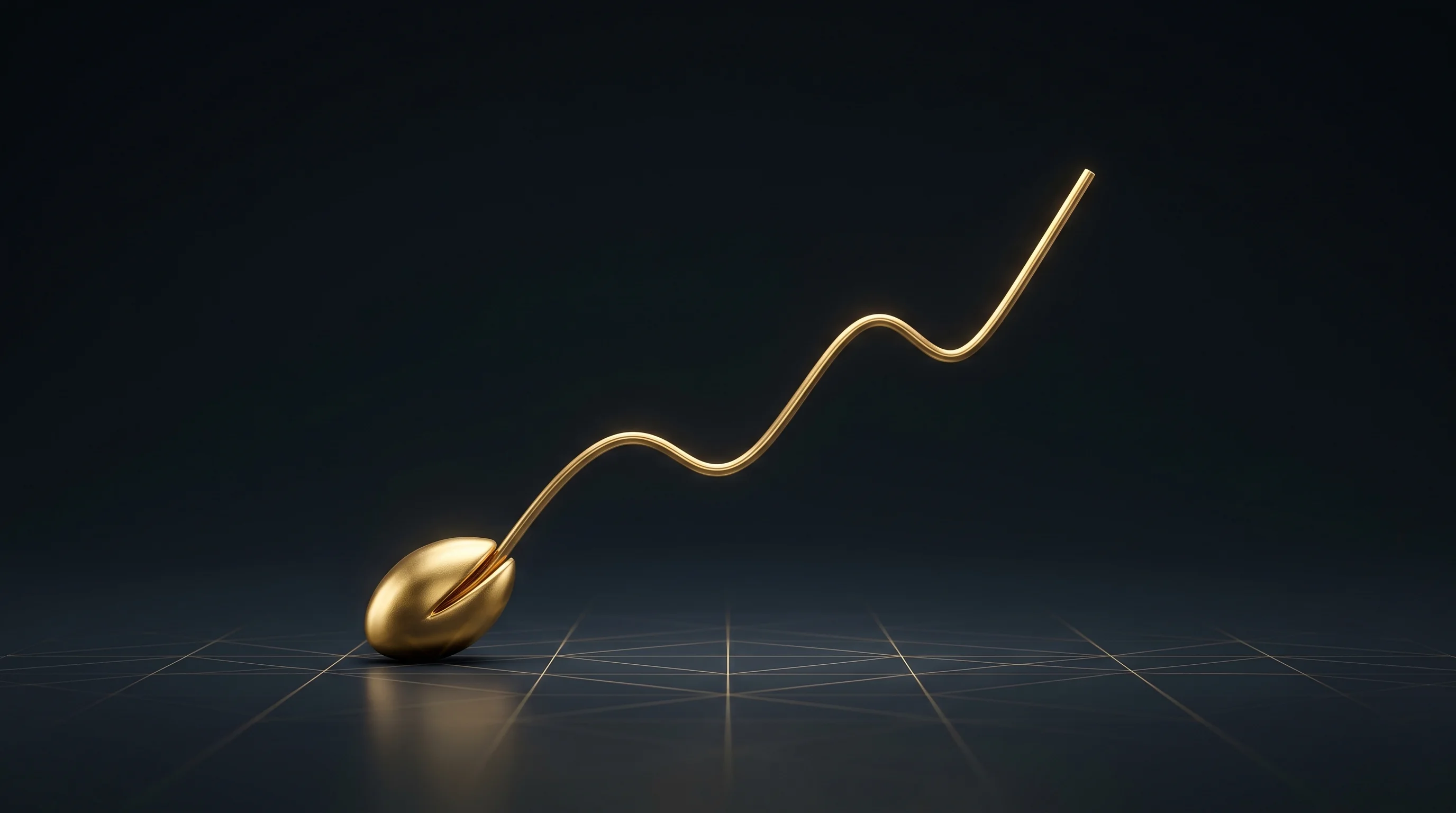 Digital illustration for article section "Investor Context" in "Pillar Raises €12M Seed for AI-Powered Construction OS" - A minimalist and conceptual representation of venture capital investment and financial growth, featu...