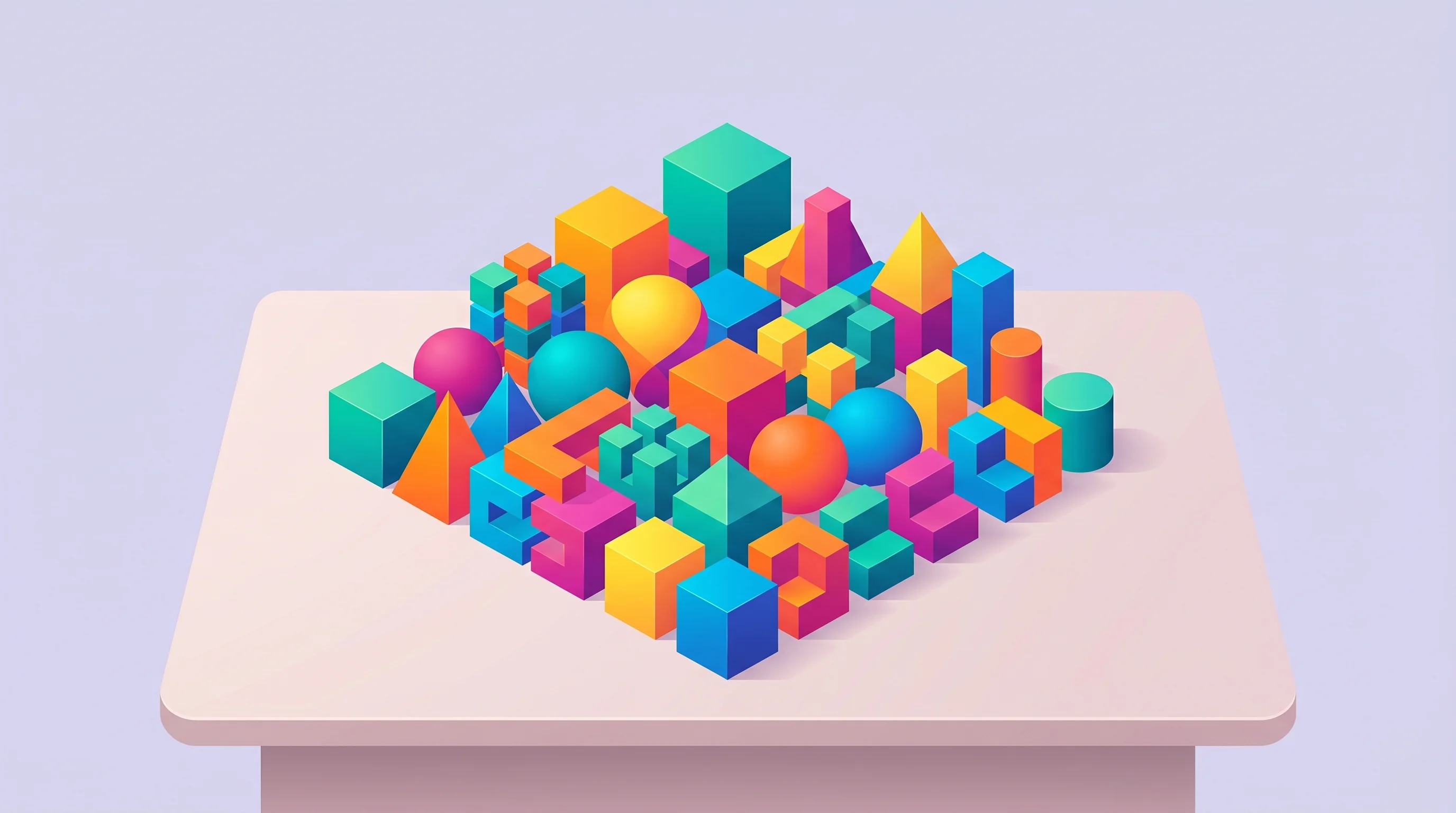 Digital illustration for article section "A Crowded Playing Field" in "YC-Backed Replicas Launches Background Coding Agents for Dev Teams" - A clean, minimalist conceptual illustration of a crowded playing field, featuring a smooth, soft-ton...