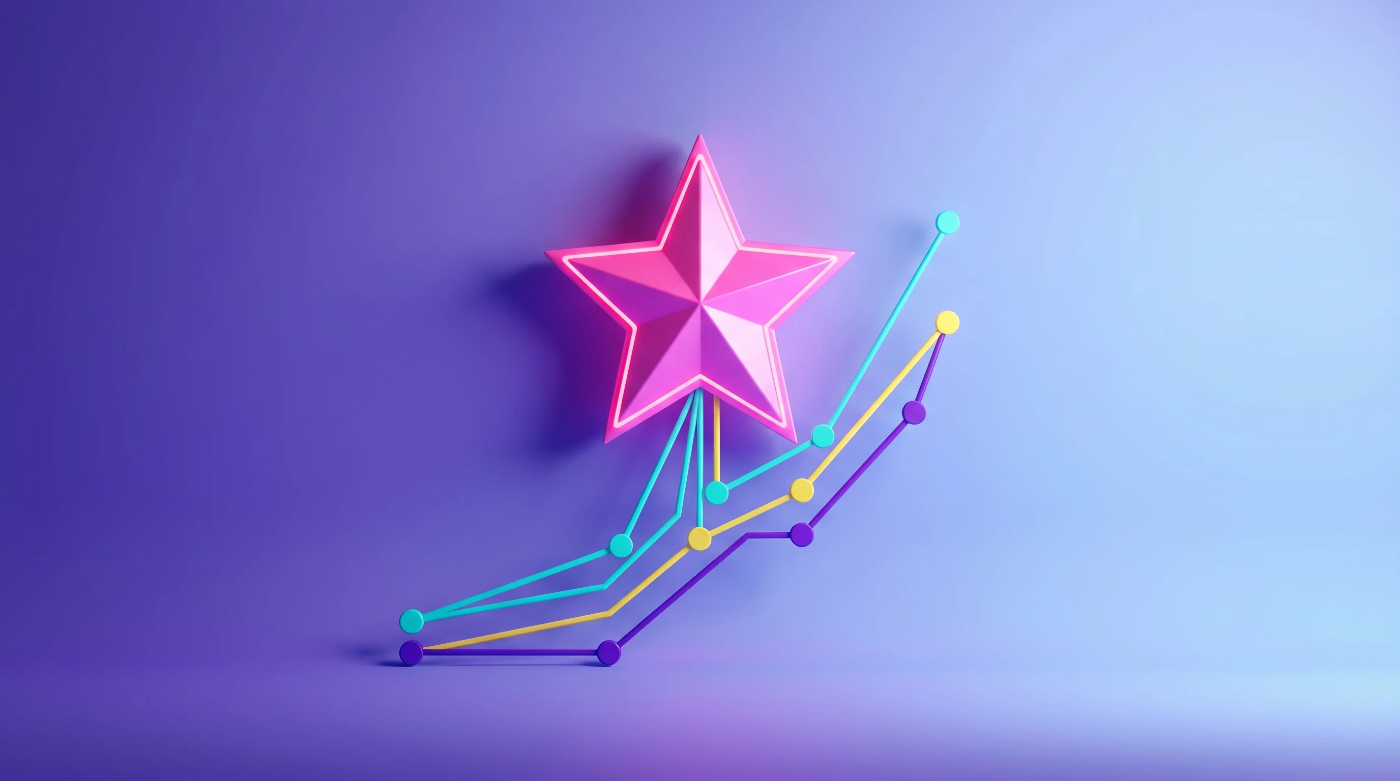 Digital illustration for article section "Early Signals and Strategic Questions" in "YC-Backed OpenWork Challenges Claude Cowork with Open-Source AI Tool" - A sleek, minimalist conceptual illustration representing rapid digital traction and early growth sig...