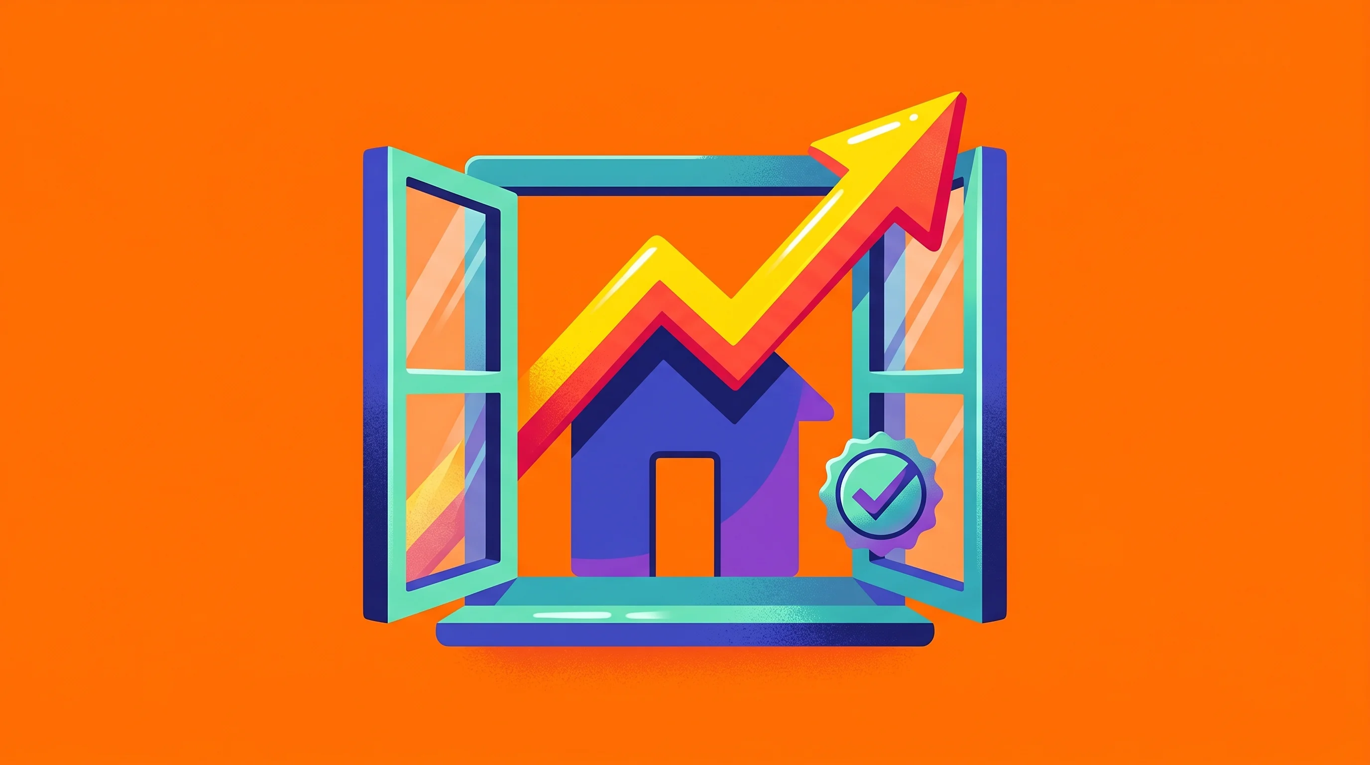 Digital illustration for article section "Regulatory Winds, or a Window?" in "Solo Founder Launches AI 'Operating System' for Care Agencies" - A conceptual, modern illustration representing the surge in home-based healthcare spending and regul...