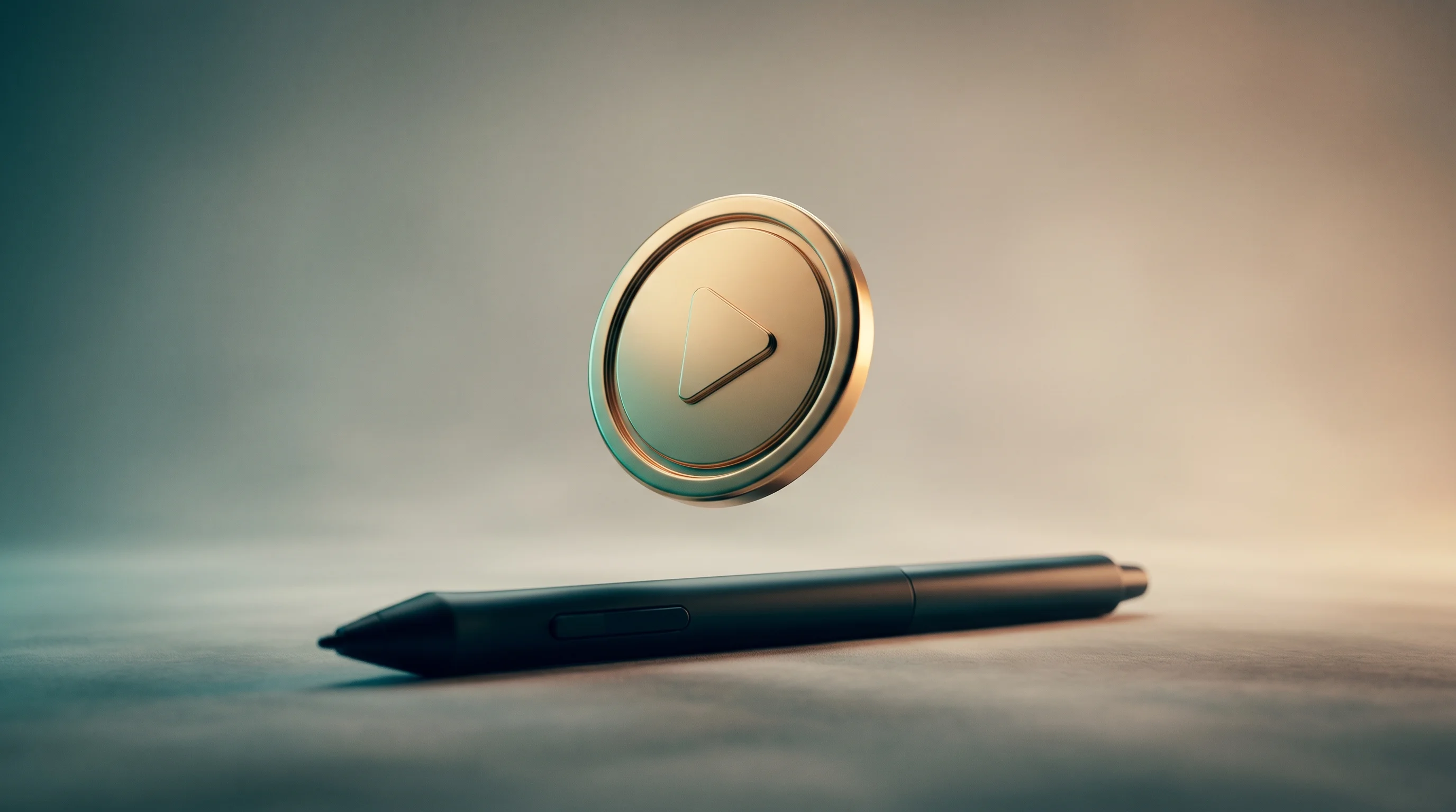 Digital illustration for article section "Paying Creators to Participate" in "YC-Backed Playabl.ai Launches AI Game Builder for No-Code Creators" - A clean, minimalist conceptual still life representing creator economics and bonus credits, featurin...