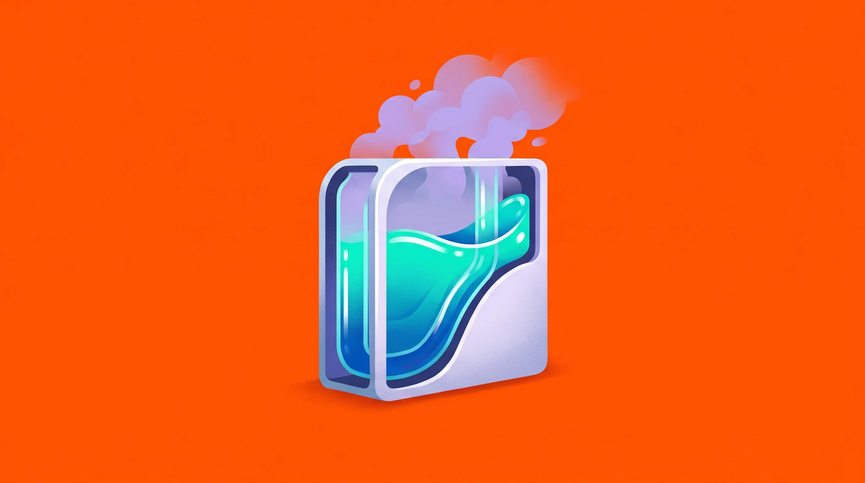 Digital illustration for article section "What Comes Next" in "Madrone's Dew-Point Cooling Could Cut Data Center Energy Use by 30%" - A conceptual, modern neo-cartoon pop art illustration of a sleek, stylized data center cooling modul...