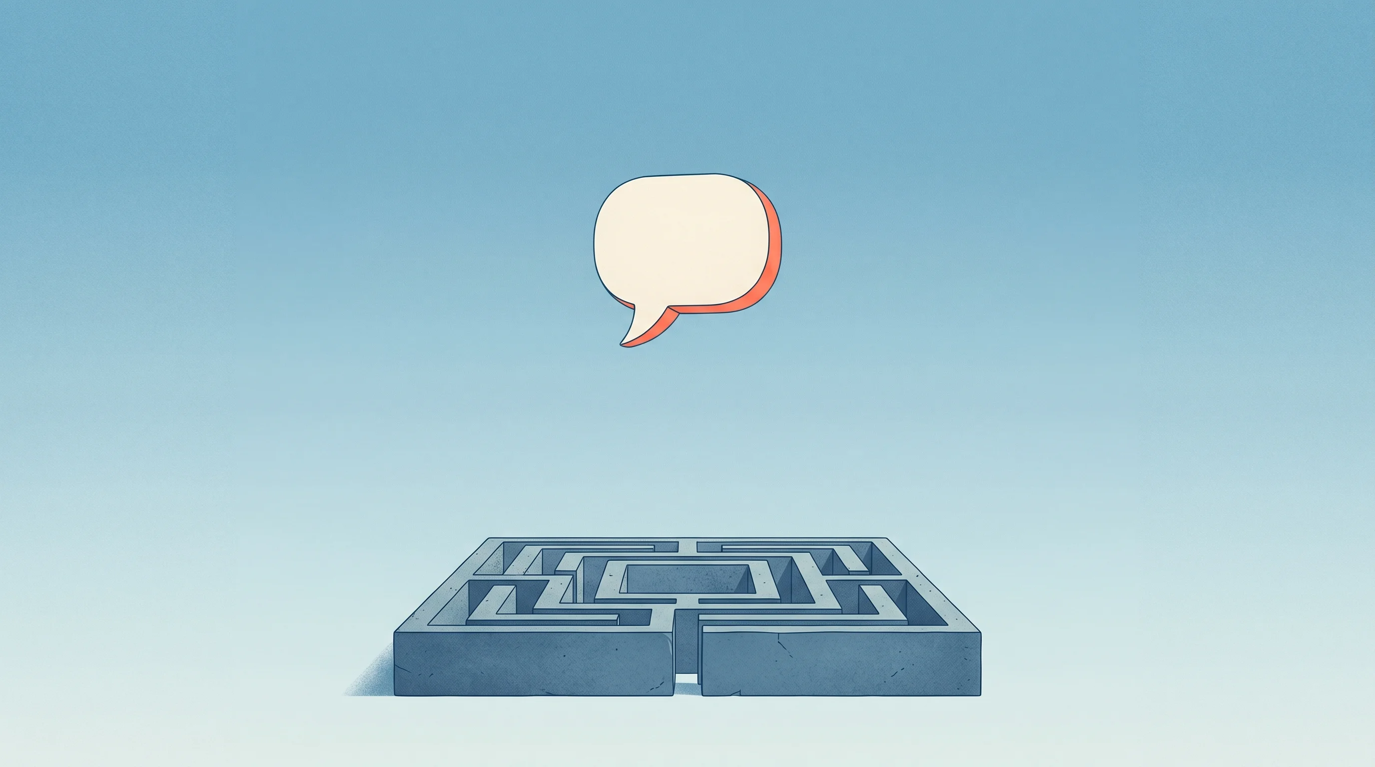 Digital illustration for article section "The SMS-First Gamble" in "Chromie Health Raises $2M to Automate Hospital Staffing with AI" - A minimalist and conceptual illustration representing an agile SMS-first communication strategy effo...