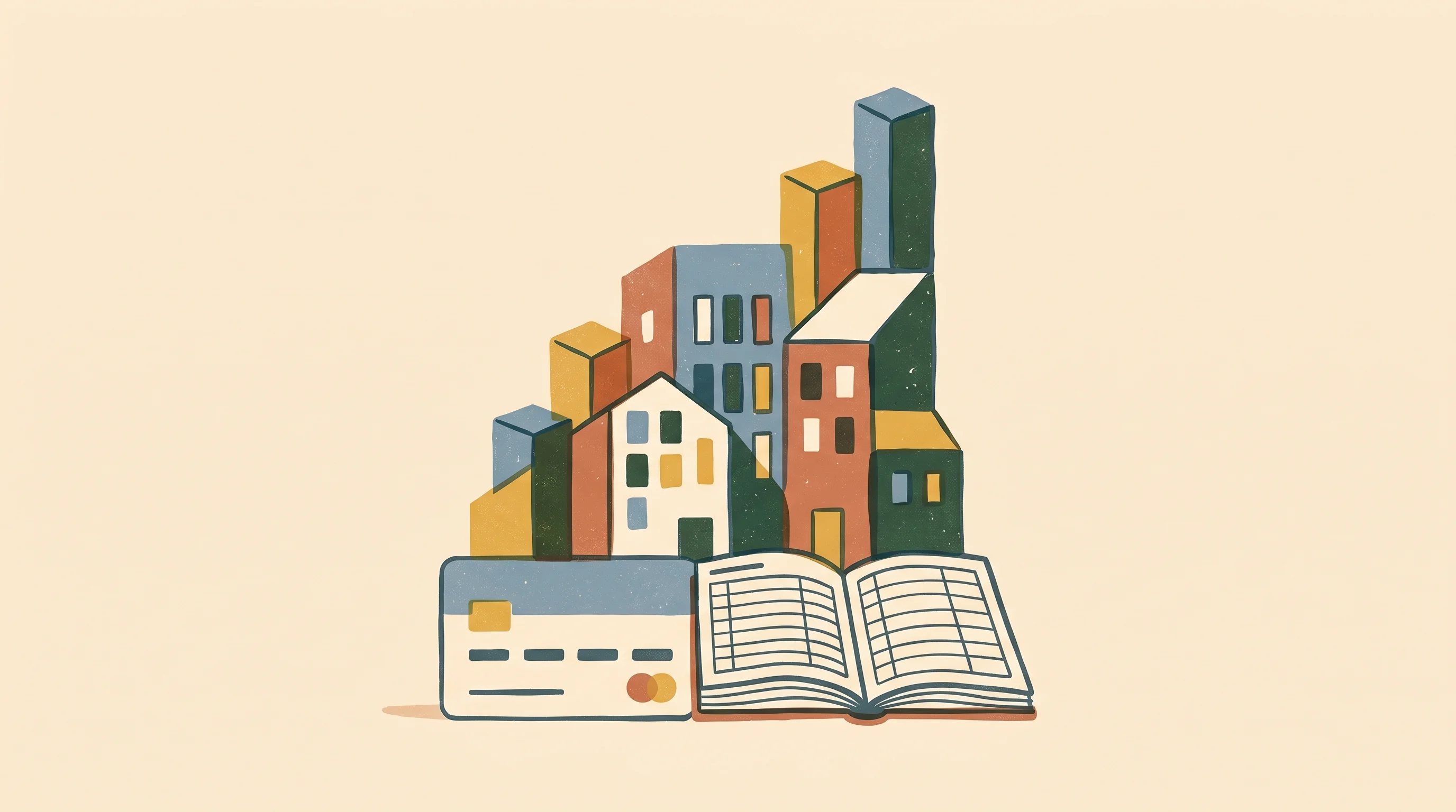 Digital illustration for article section "What Happens Next" in "Exponent Raises $40M to Build Fintech Stack for Franchise Operators" - A conceptual, minimal illustration representing business product expansion and financial growth, fea...