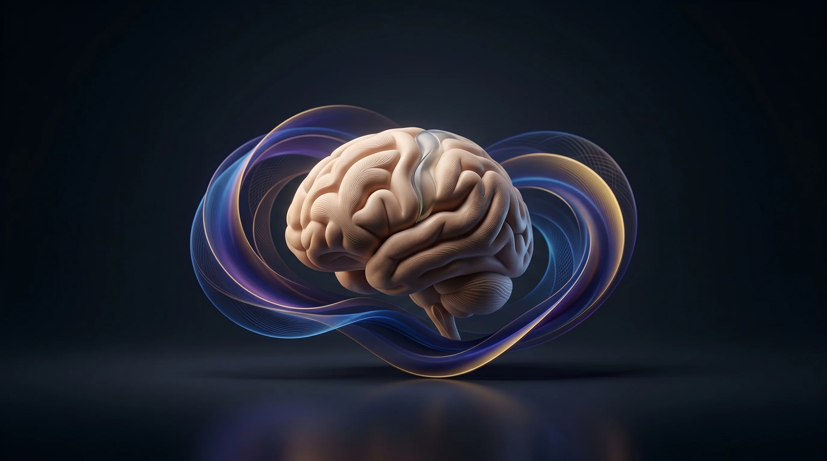 Digital illustration for article section "The Bigger Bet" in "SonoMind Raises $23.5M Series A for Ultrasound Depression Device" - A clean, minimal, and conceptual composition featuring a single strong focal element that represents...