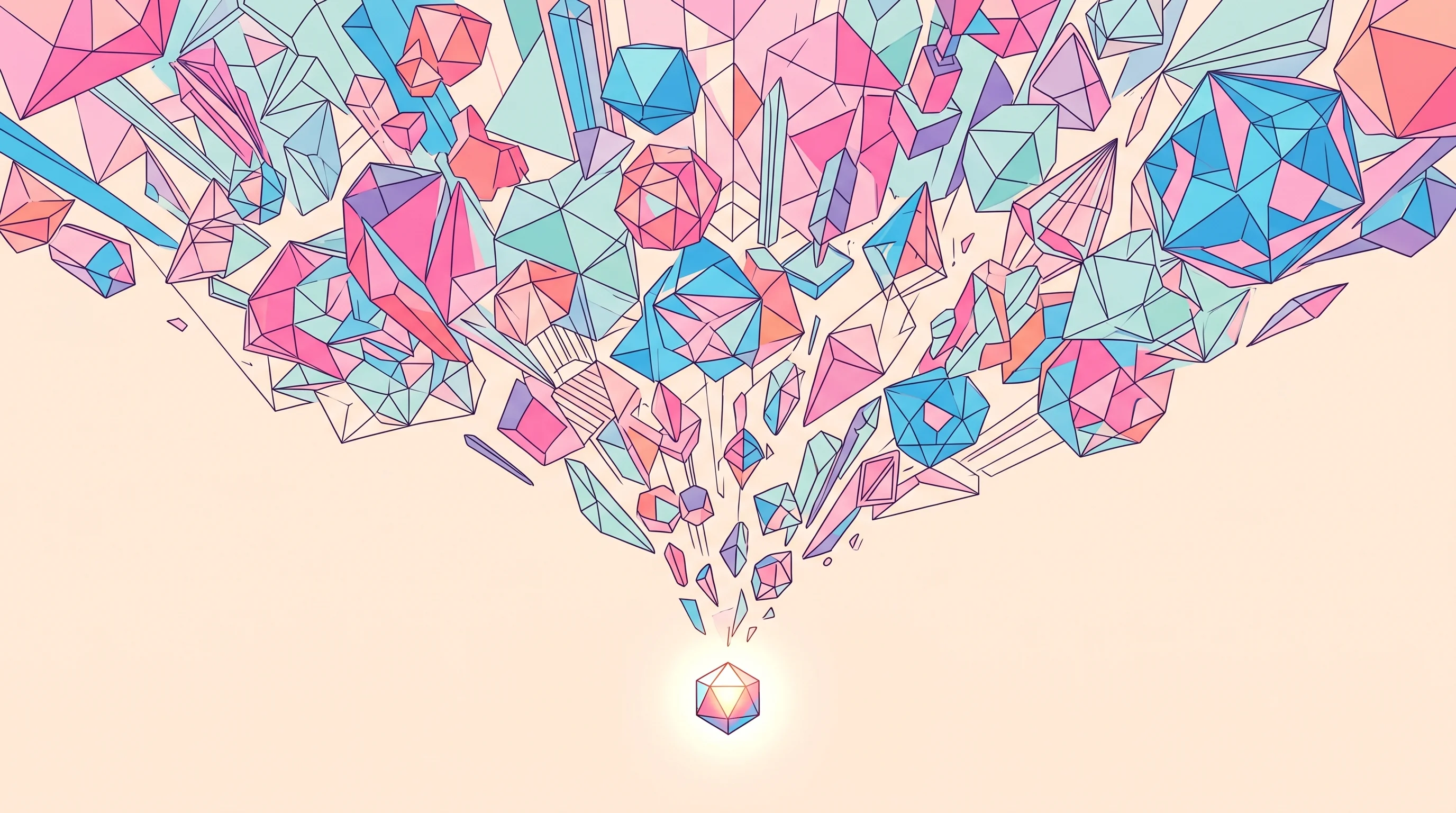 Digital illustration for article section "The Efficiency Thesis Meets Reality" in "AI Discovering AI: How Agentic Workflows Are Accelerating Research 20x" - A conceptual, minimalist illustration representing algorithmic efficiency, featuring a single, tiny,...