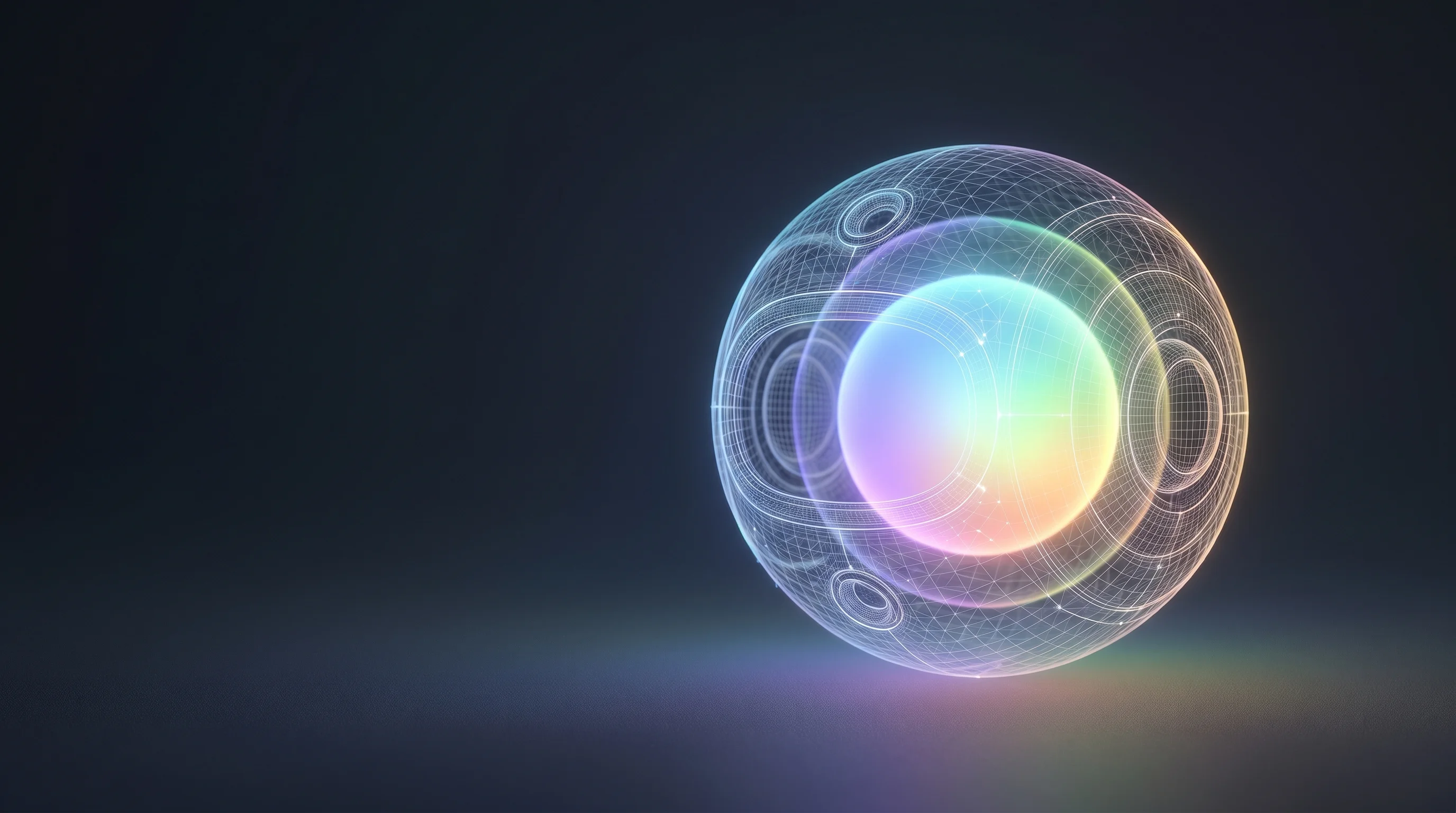 Digital illustration for article section "The Privacy Argument (And Why It Matters Now)" in "Roomba Inventor's $30M Bet on AI Robot Pets for Your Living Room" - A clean, minimalist composition featuring a sleek, modern robotic companion sphere resting in a soft...