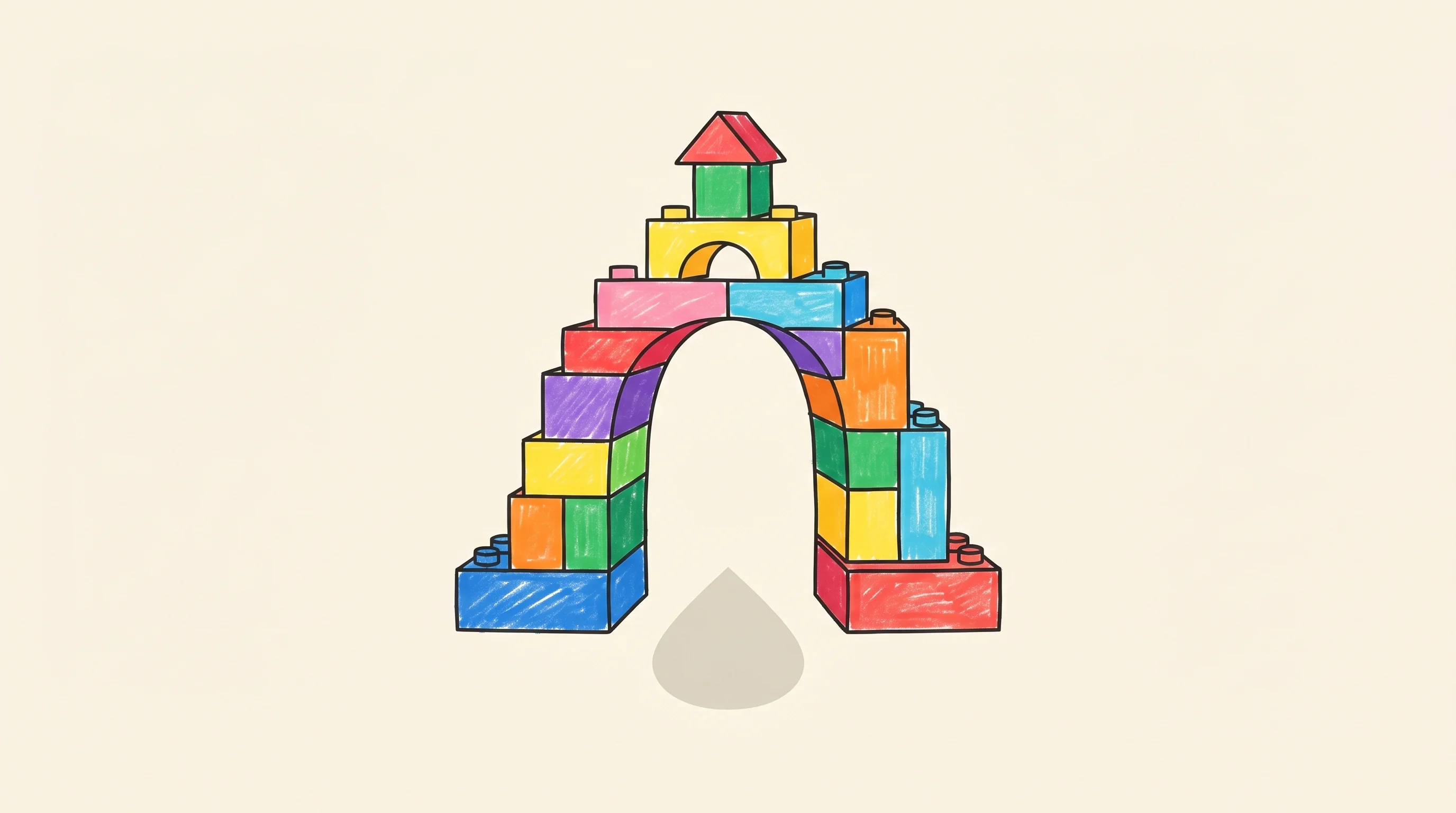 Digital illustration for article section "The Fund's Architecture and What It Signals" in "Qatar Launches $30M Deep Tech Fund Targeting Climate Impact Startups" - A modern, minimalist conceptual illustration representing a strategic financial blueprint, featuring...