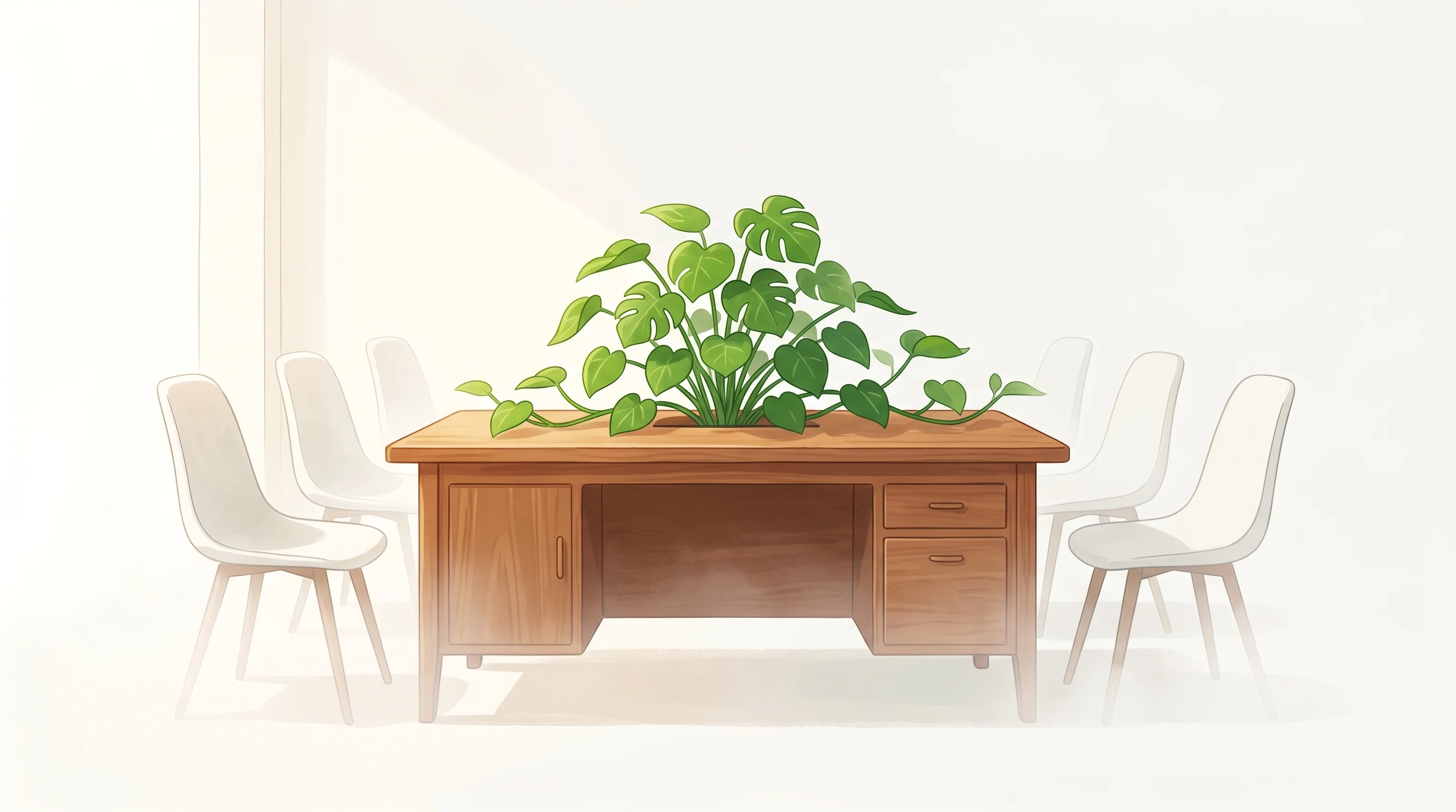 Digital illustration for article section "Content Section 3" in "Anomaly Raises $17M to Decode Payer Behavior with AI" - A conceptual, minimalist illustration representing business growth and workforce expansion, featurin...