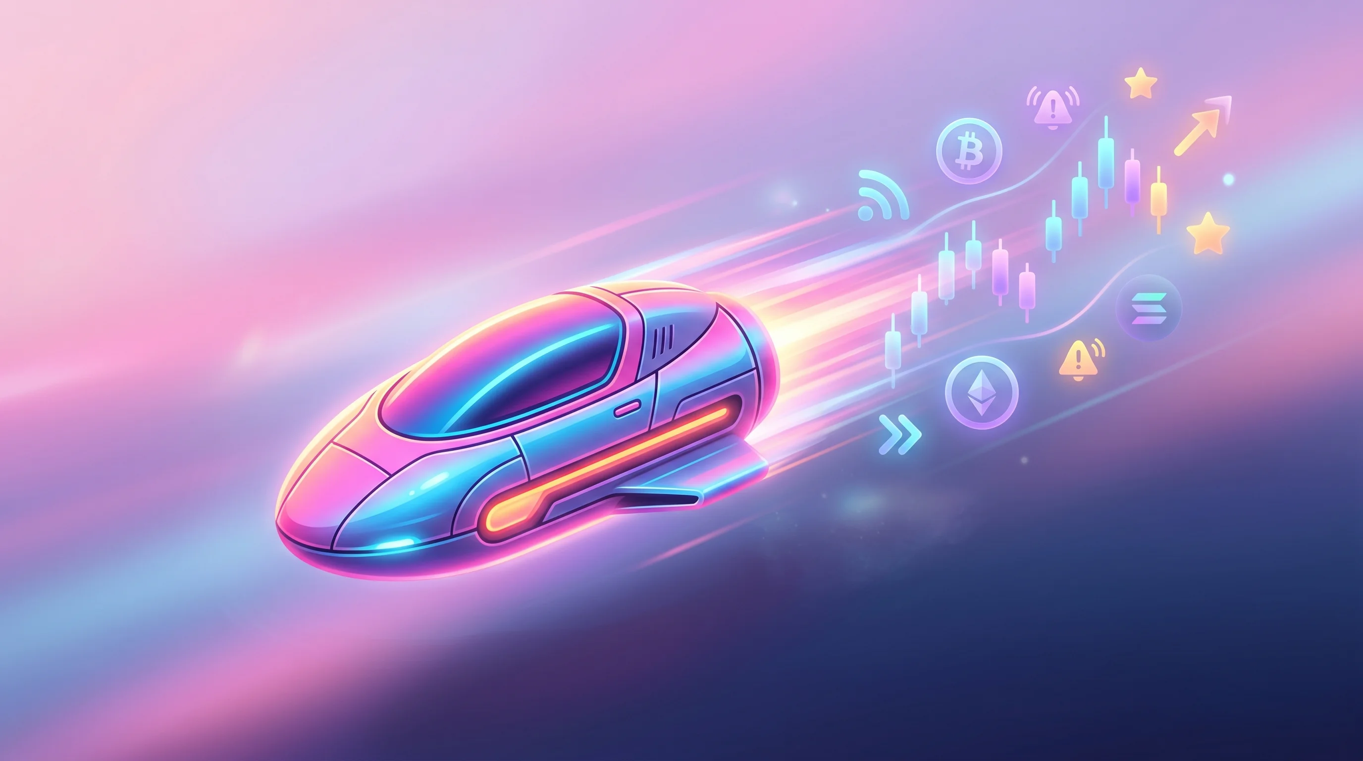 Digital illustration for article section "A Breakneck Shipping Cadence" in "Ex-Goldman Engineers Launch AI Research Platform for Portfolio Managers" - A clean, minimalist conceptual image representing a breakneck shipping cadence and the rapid deploym...