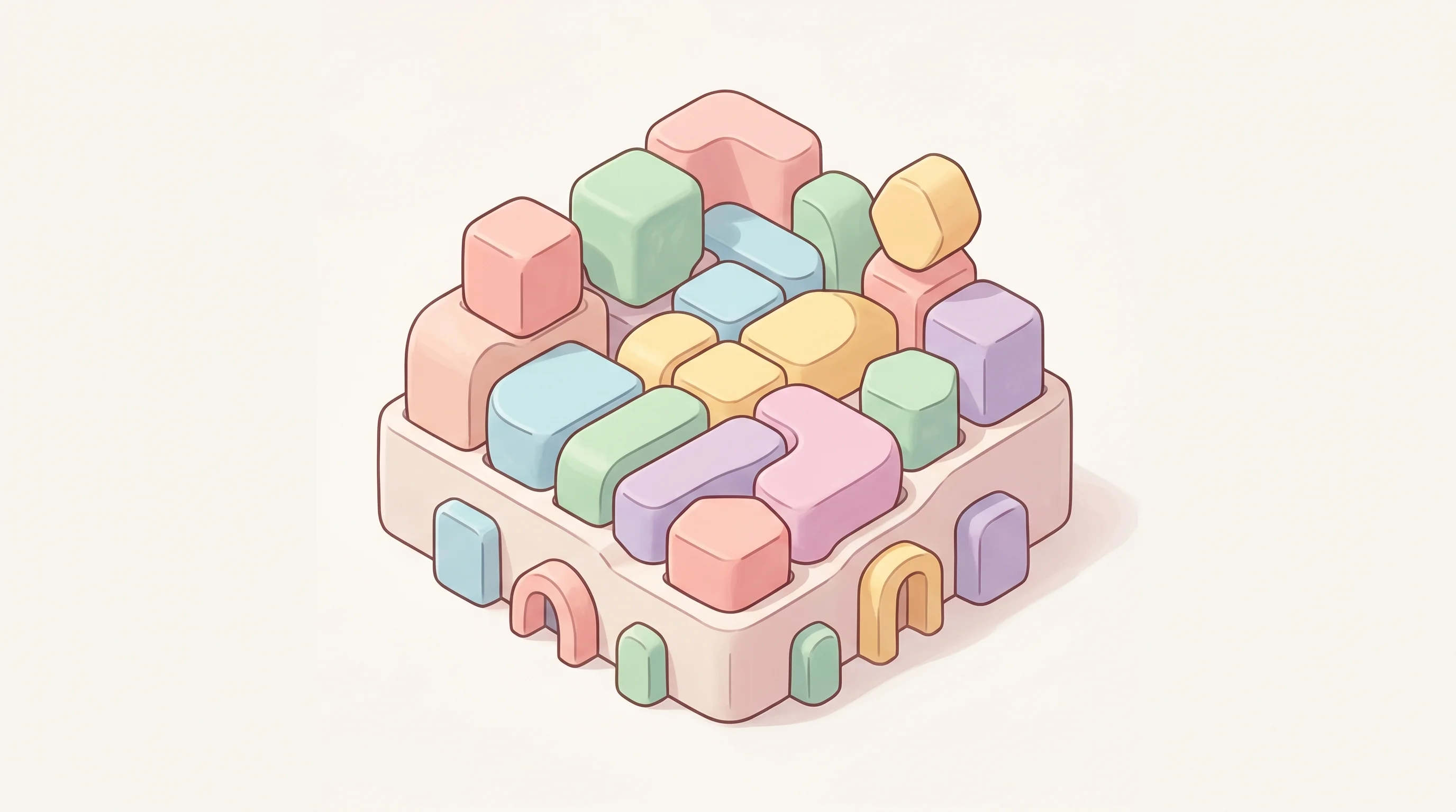 Digital illustration for article section "What's Under the Hood" in "Why AI Coding Agents Are Racing to Cut Token Costs by 98%" - A conceptual, minimalist illustration representing technical architecture and code-aware chunking th...