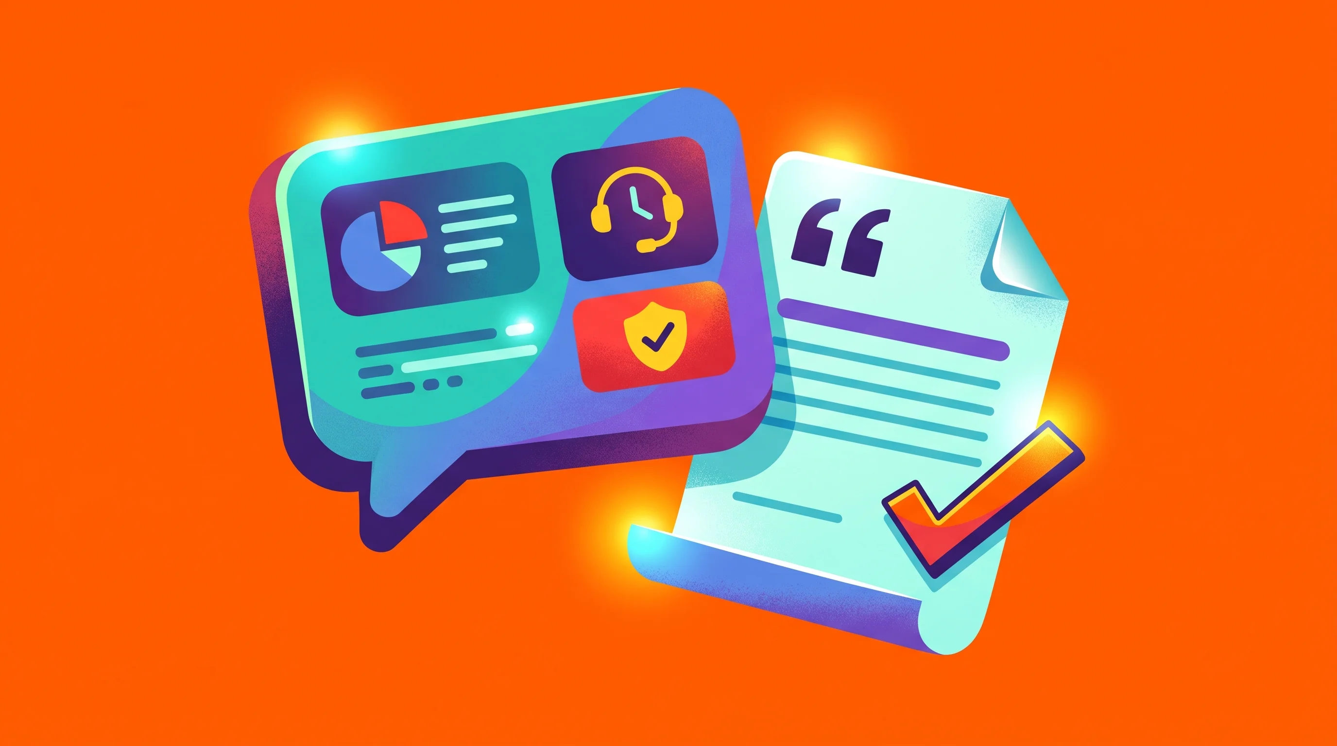 Digital illustration for article section "What "Prompt, Quote, Approve" Actually Means" in "Roadrunner Raises $27M from Top VCs, Launches AI Quote Platform" - A clean, minimal conceptual illustration representing a streamlined "Prompt, Quote, Approve" busines...