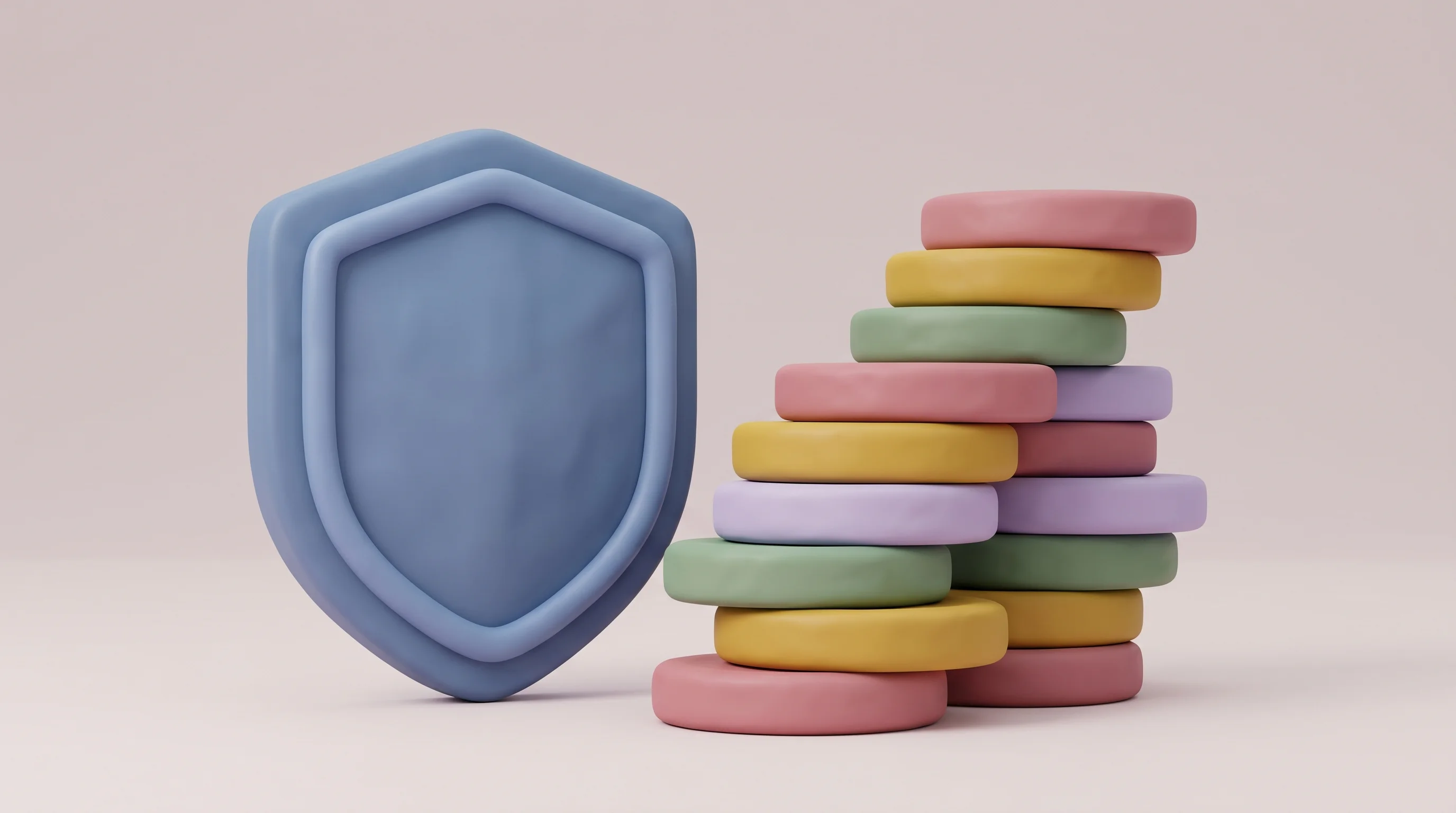 Digital illustration for article section "Content Section 2" in "Prelude Security Hits $45M in Funding to Validate Enterprise Defenses" - A minimalist 3D conceptual illustration representing the influx of substantial capital into the secu...