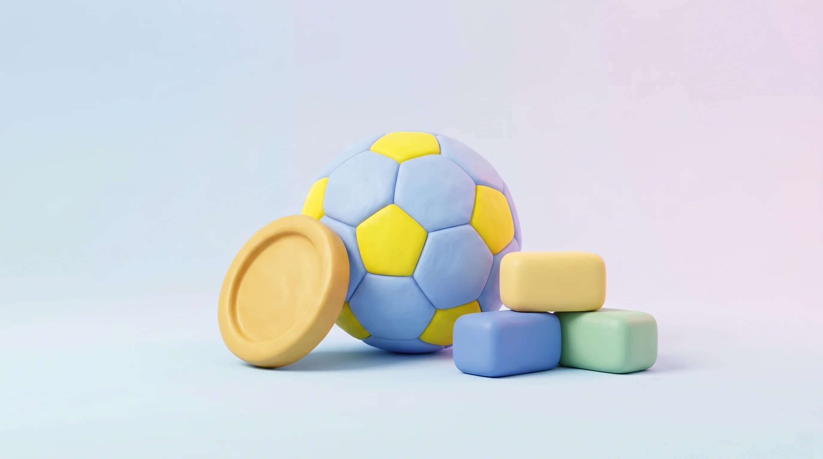 Digital illustration for article section "Where the Money Goes" in "Coachbetter Raises $8.2M to Build 'OS' for Grassroots Football Clubs" - A conceptual and minimalist 3D composition illustrating strategic financial investment in engineerin...