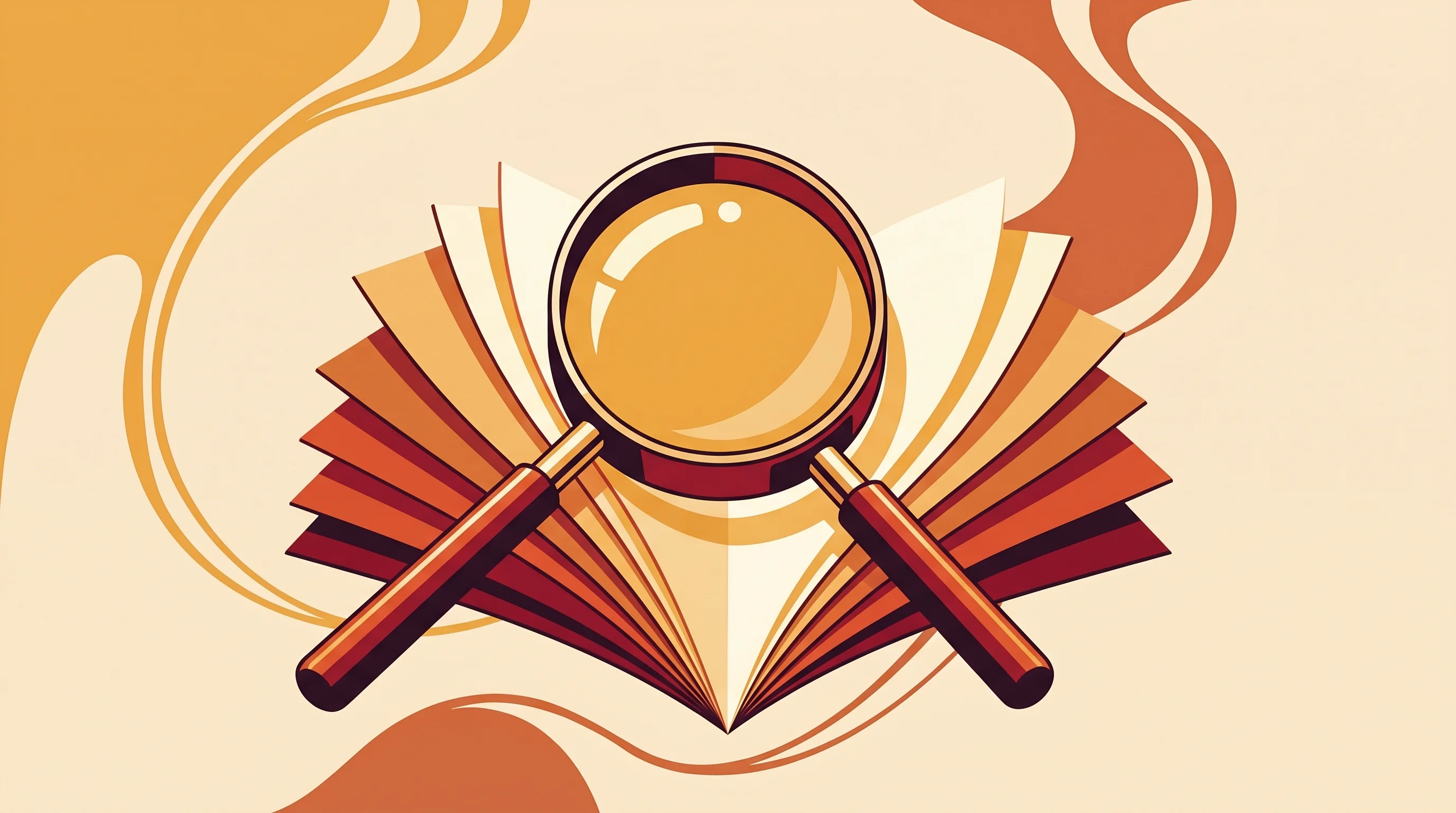 Digital illustration for article section "From Search to Spreads" in "YC-Backed Standard Signal Launches AI Hedge Fund With Autonomous Trading" - A minimalist, conceptual illustration representing the evolution from search engines to organized in...