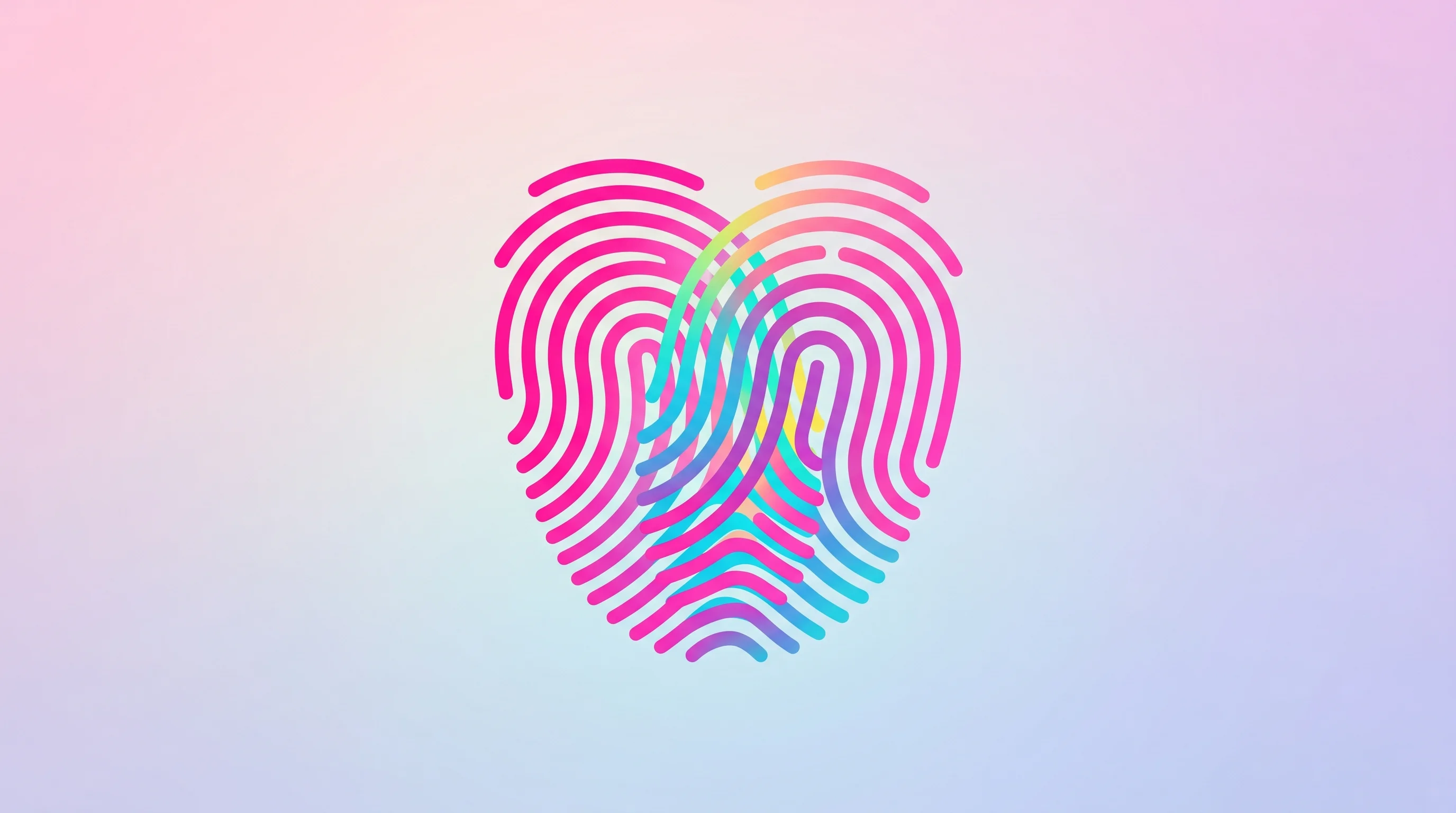 Digital illustration for article section "The Identity Problem" in "Freenet Relaunches as Real-Time P2P Platform for Decentralized Apps" - A minimalist, conceptual illustration representing an identity crisis, featuring a sleek, abstract f...