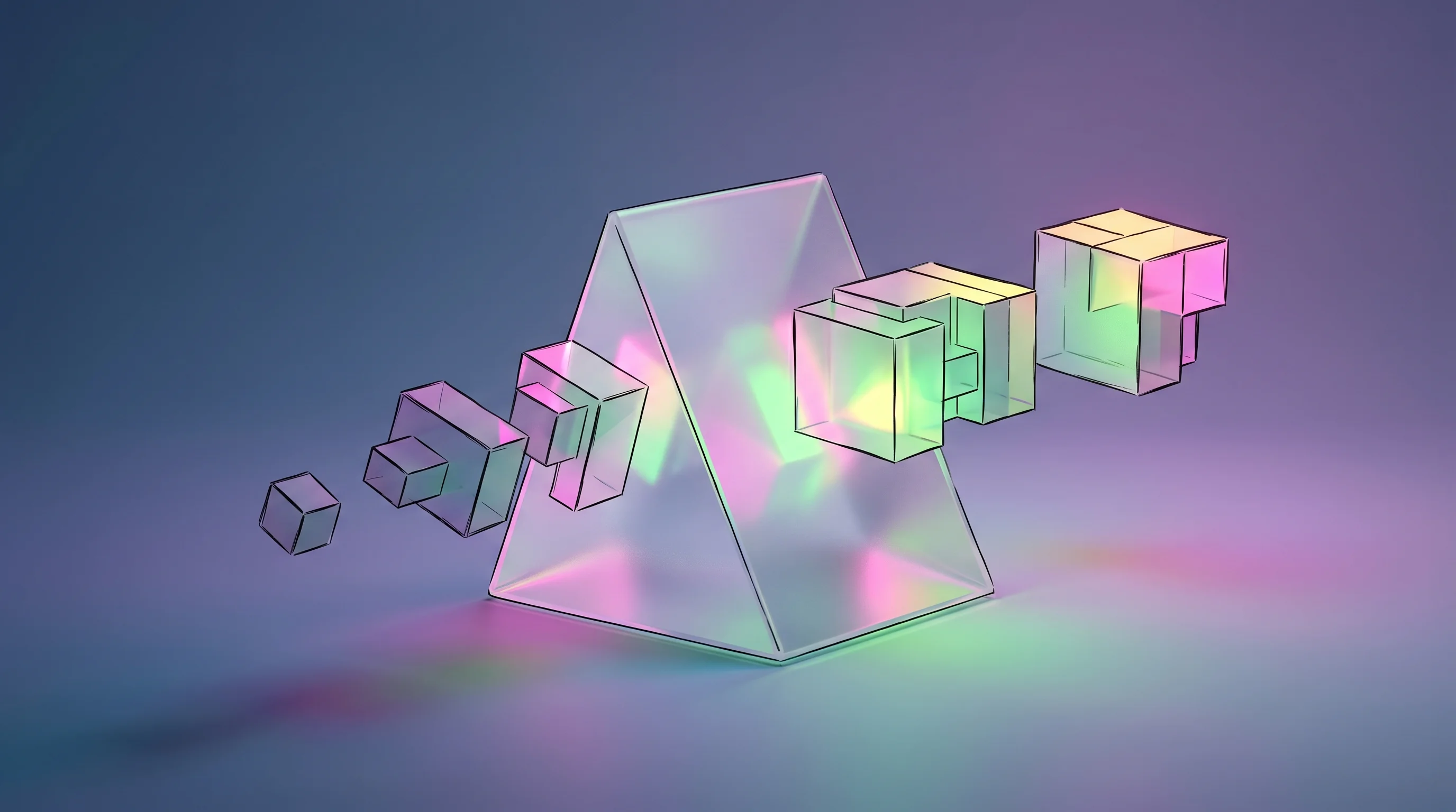 Digital illustration for article section "The Transparency Problem" in "AI Discovering AI: How Aster Lab Uses Agents to Speed Research" - A clean, minimal conceptual artwork representing the automated generation and iterative refinement o...