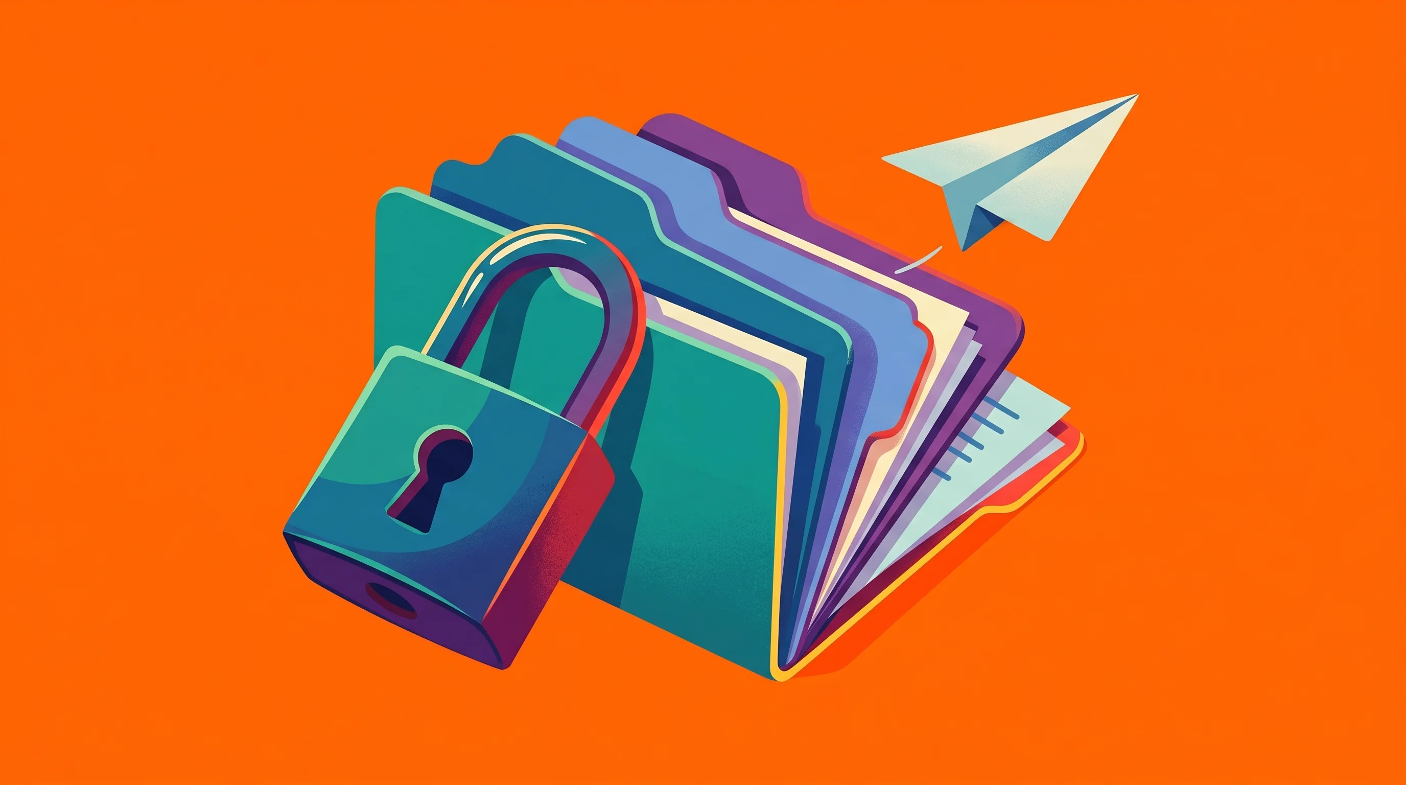 Digital illustration for article section "Privacy Theater or Real Protection?" in "YC-Backed Klarify Launches AI Agent to Automate Therapist Admin Work" - A conceptual, minimal illustration exploring the theme of privacy theater versus real data protectio...
