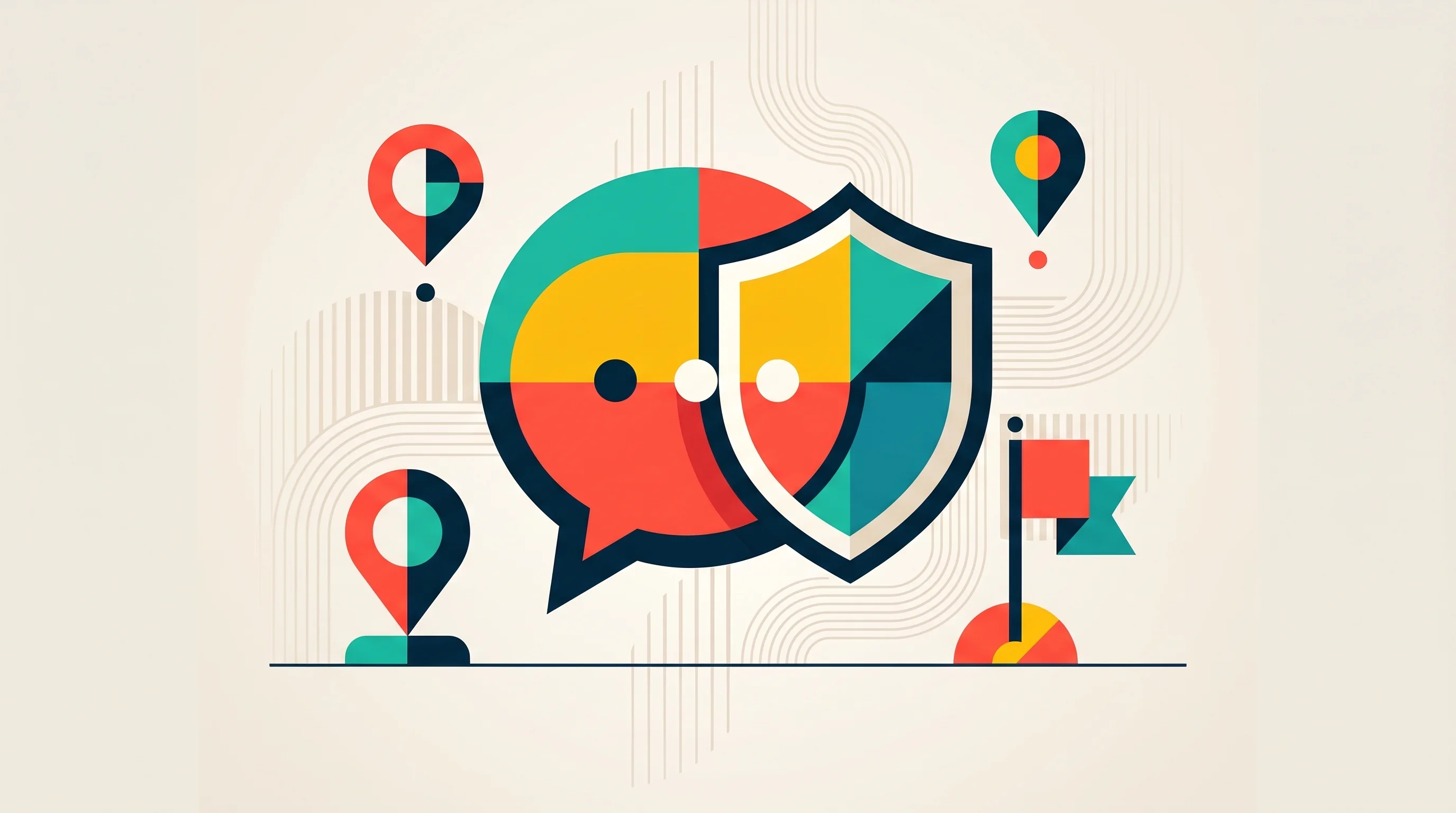 Digital illustration for article section "The ChatGPT Insurance Rush" in "YC-Backed Kinro Launches AI Sales Agents for Insurance on ChatGPT" - A clean, minimalist conceptual illustration representing the rapid expansion of conversational AI in...