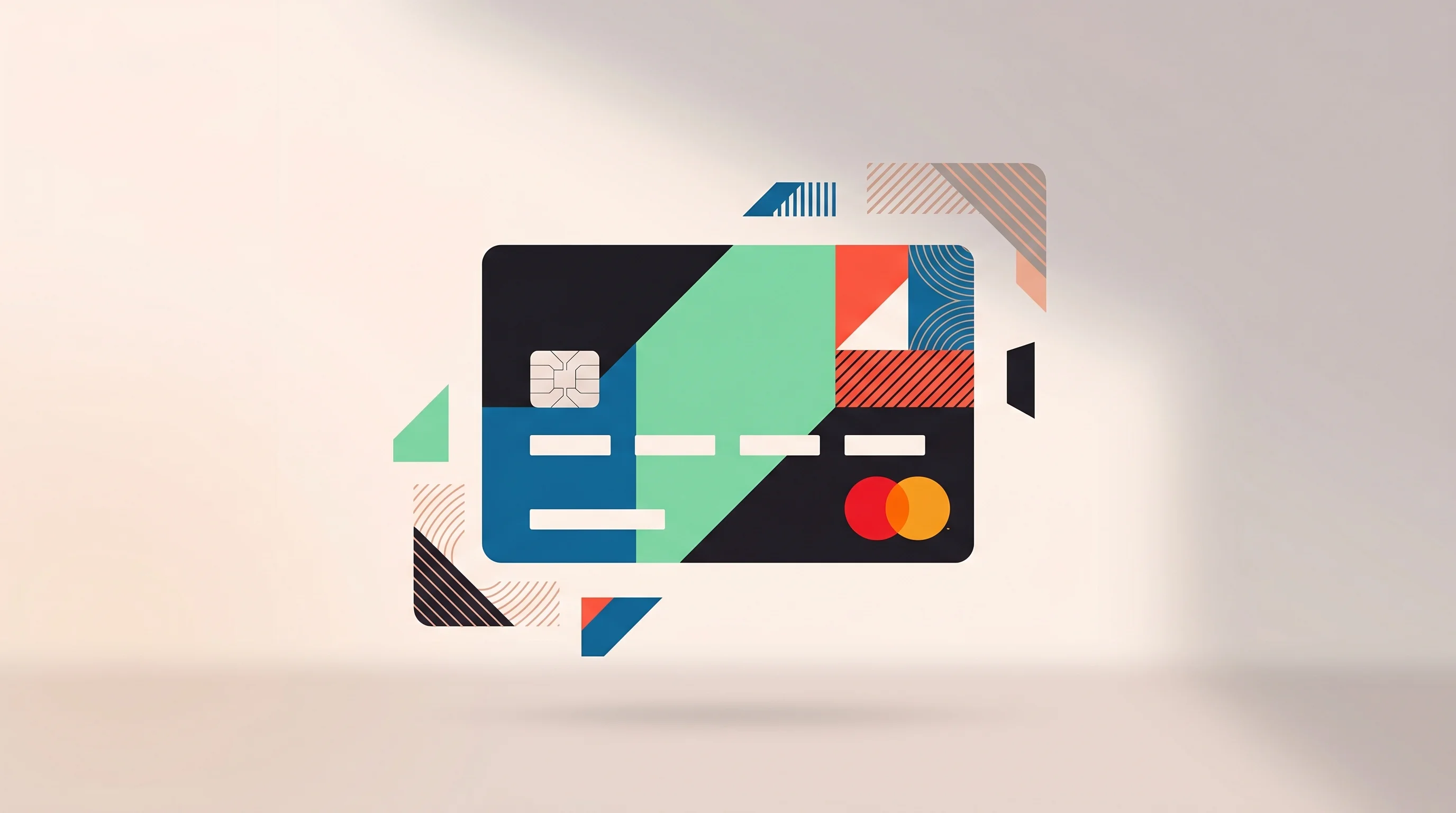 Digital illustration for article section "Early Days, Plenty of Unknowns" in "Allowance Launches Scoped Payment Cards for AI Agents" - A conceptual, minimalist illustration of a sleek, incomplete financial card slowly assembling itself...