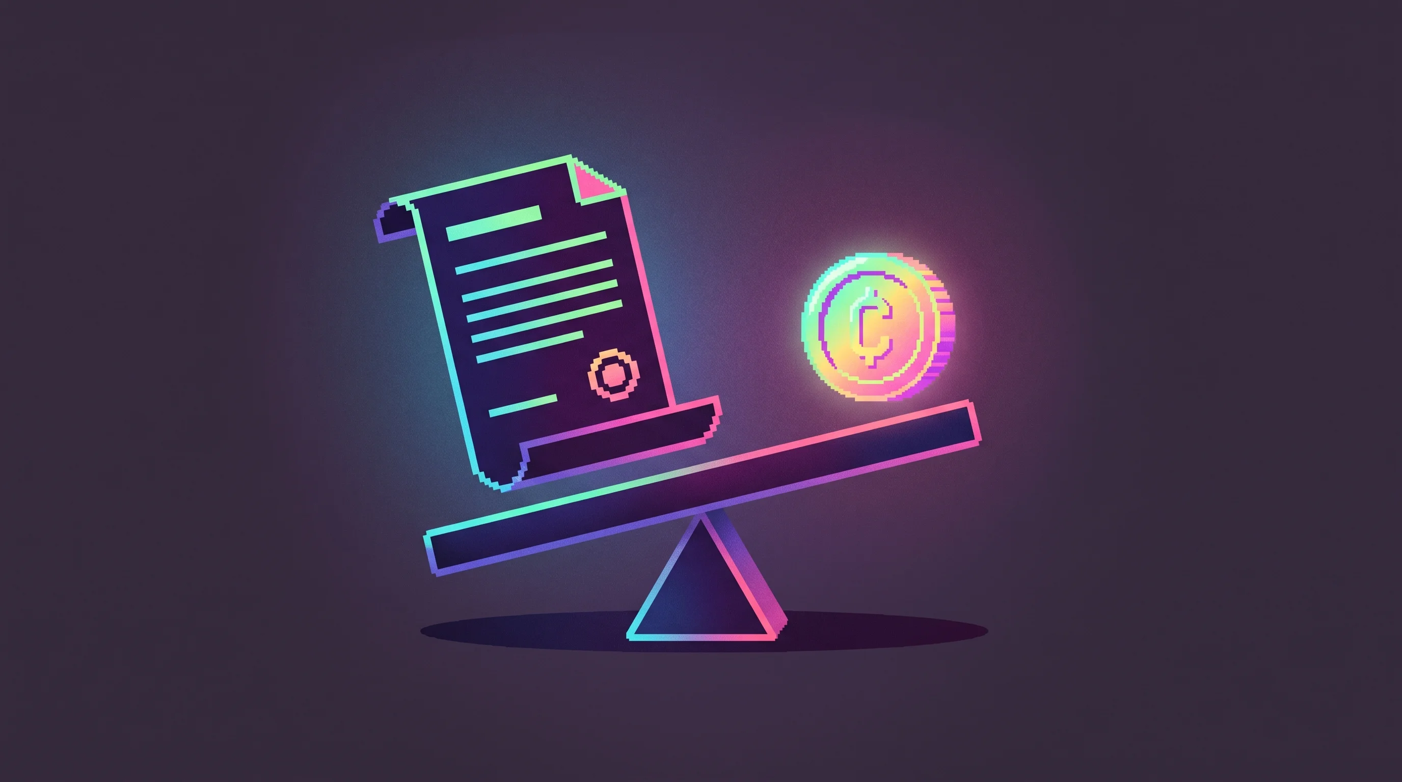 Digital illustration for article section "The Messy Middle" in "AI Discovering AI: How Aster Lab Uses Agents to Automate Research" - A minimalist, retro-futuristic illustration representing the "messy middle" of startup funding, feat...