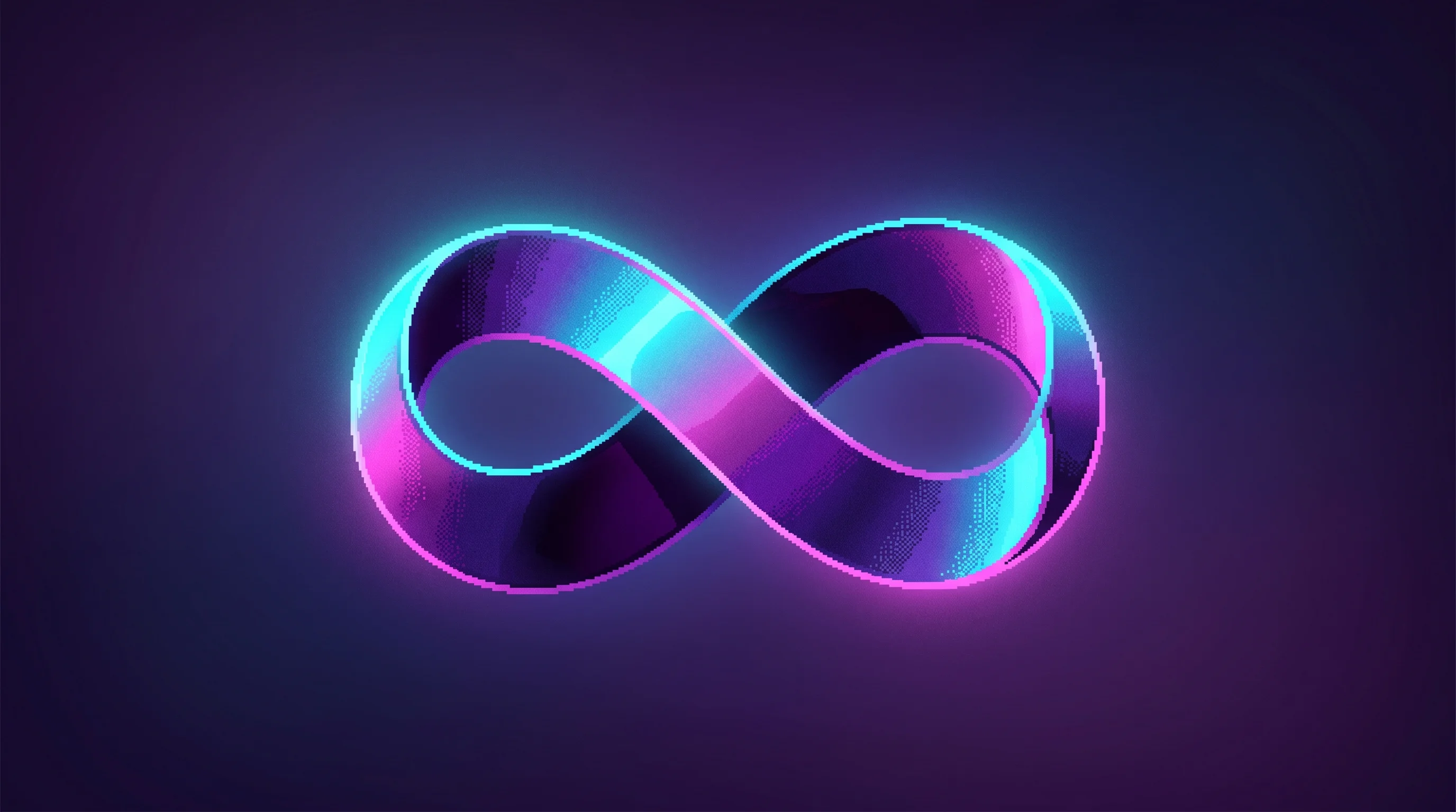 Digital illustration for article section "What Happens When the Loop Closes?" in "AI Discovering AI: How Aster Lab Uses Agents to Automate Research" - A sleek, minimalist conceptual representation of an autonomous research system perfectly closing its...