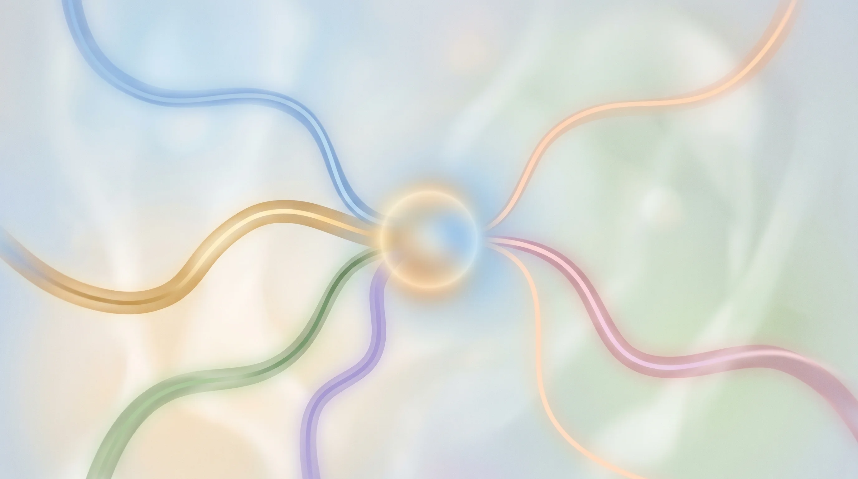 Digital illustration for article section "Not the Only Bet on This Pathway" in "Retro Bio's Autophagy Drug Enters Human Trials for Alzheimer's" - Create an image showing several different paths converging towards a single point, representing vari...
