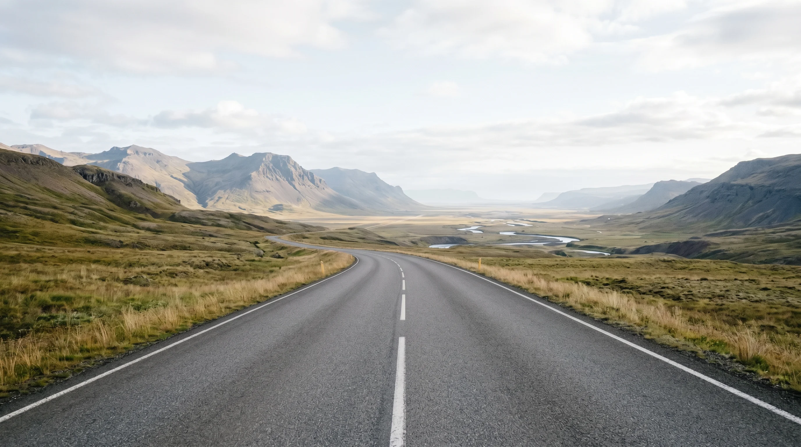 Digital illustration for article section "A Market That Didn't Exist Six Months Ago" in "Wato Launches Shared Memory Platform for AI Agent Teams" - Generate a realistic_image photography style of a road opening up into a vast, undiscovered landscap...