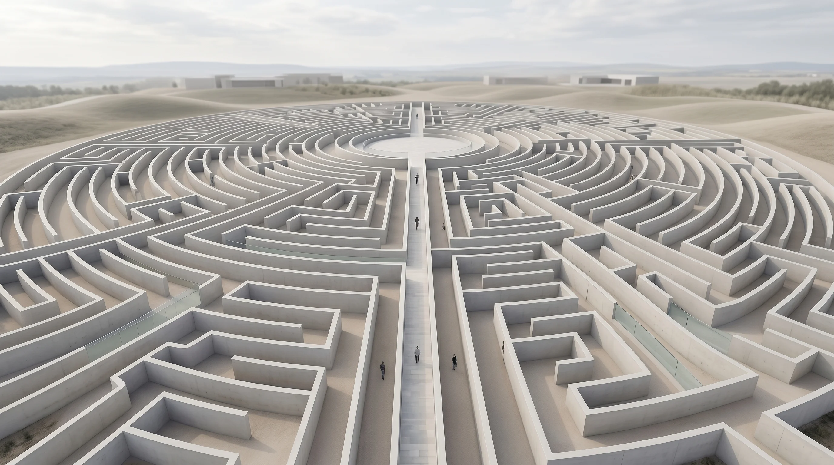 Digital illustration for article section "A Crowded Field, Suddenly" in "YC-Backed Indexable Launches Git-Like Version Control for AI Agent VMs" - Create an image that visually represents a 'competitive landscape'. Capture a wide-angle shot of an ...