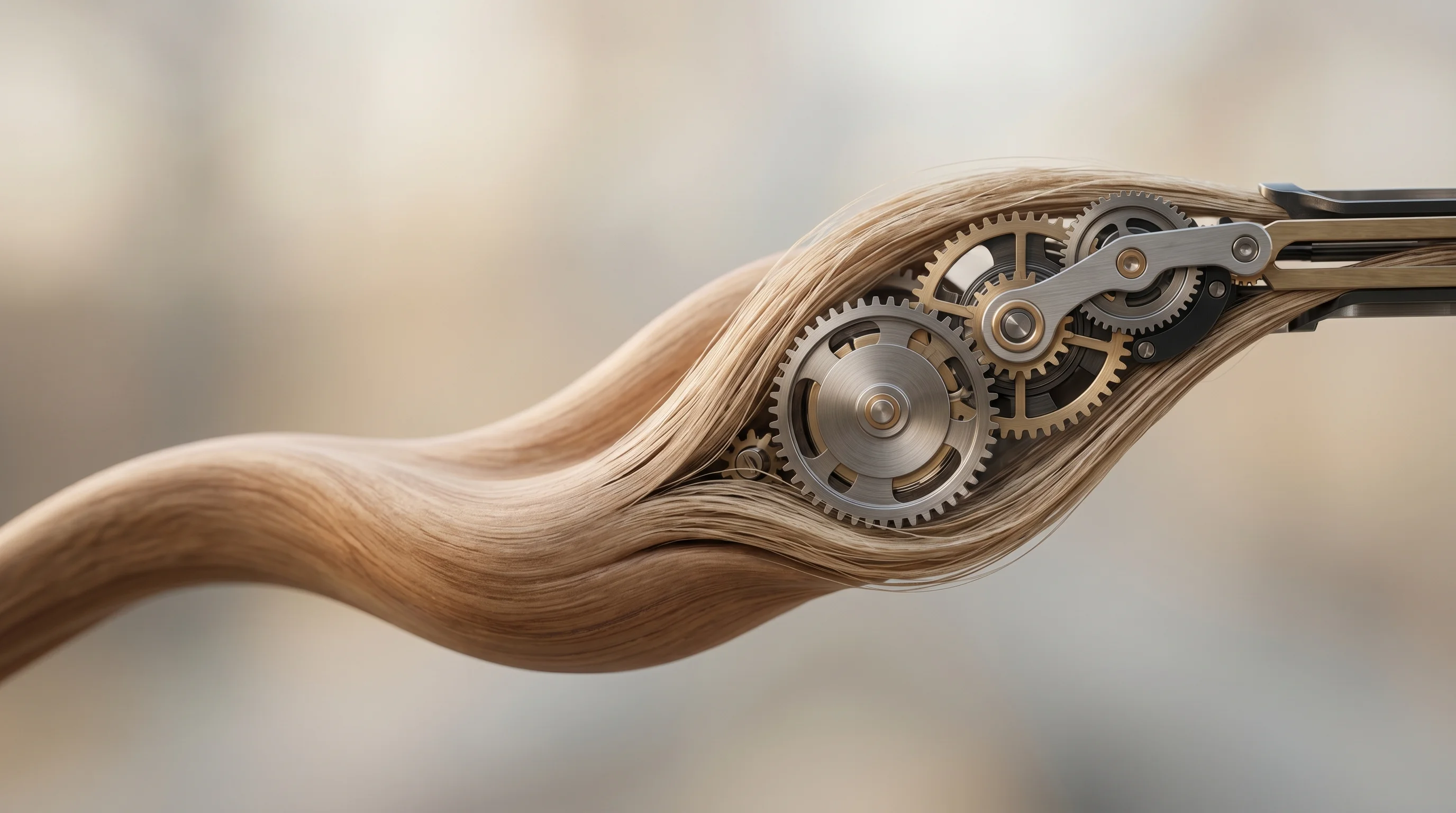 Digital illustration for article section "What This Means for the Sales Function" in "YC-Backed Gojiberry Bets AI Agents Can Replace Sales Teams at $99/Month" - Generate a realistic image of an abstract representation of human effort being replaced by automatio...