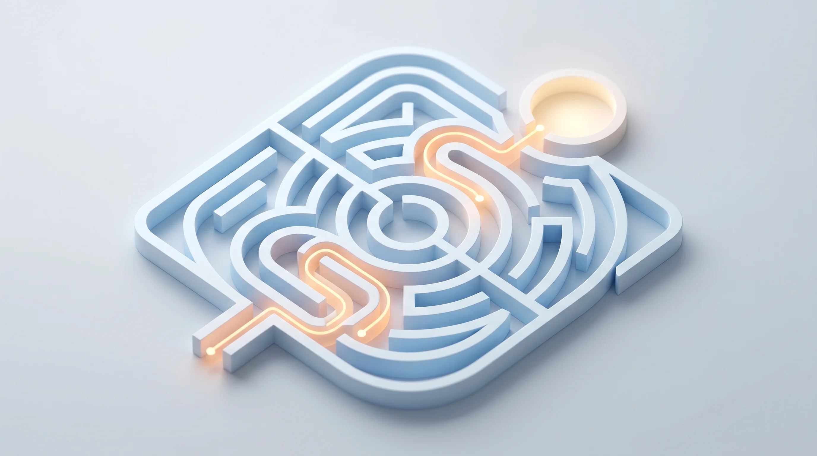 Digital illustration for article section "The Real Validation" in "Runtime Launches Enterprise Control Plane for Coding Agents" - Create an abstract image that represents problem-solving, perhaps a complex puzzle or maze being sol...