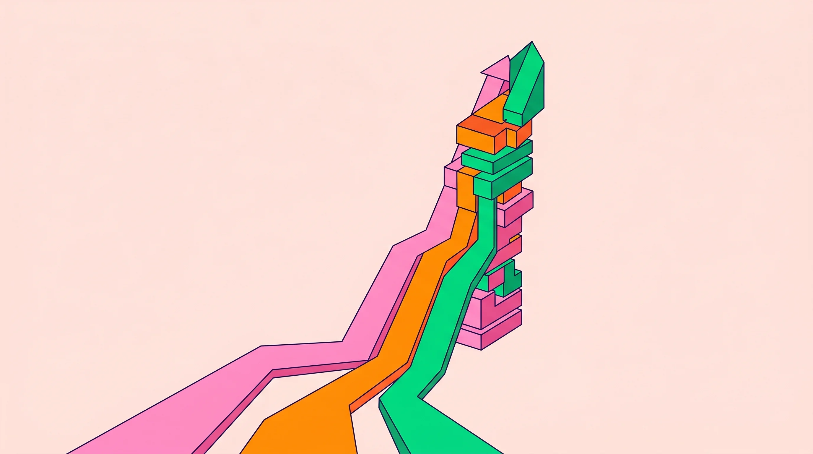 Digital illustration for article section "Why It Matters Now" in "YC-Backed Expanse Tackles GPU Waste Crisis With Predictive Platform" - A clean, minimal flat vector style illustration representing the economic inversion of computing cos...
