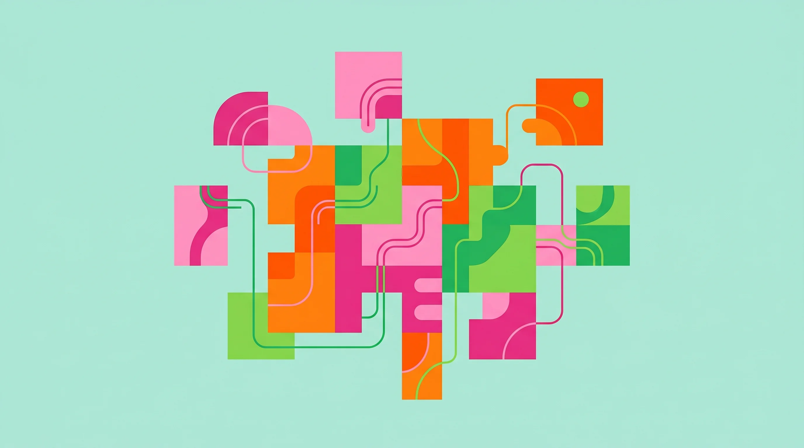 Digital illustration for article section "The Ecosystem Response" in "YC-Backed Expanse Tackles GPU Waste Crisis With Predictive Platform" - A conceptual, modern illustration representing a fragmented technological ecosystem, featuring a cen...