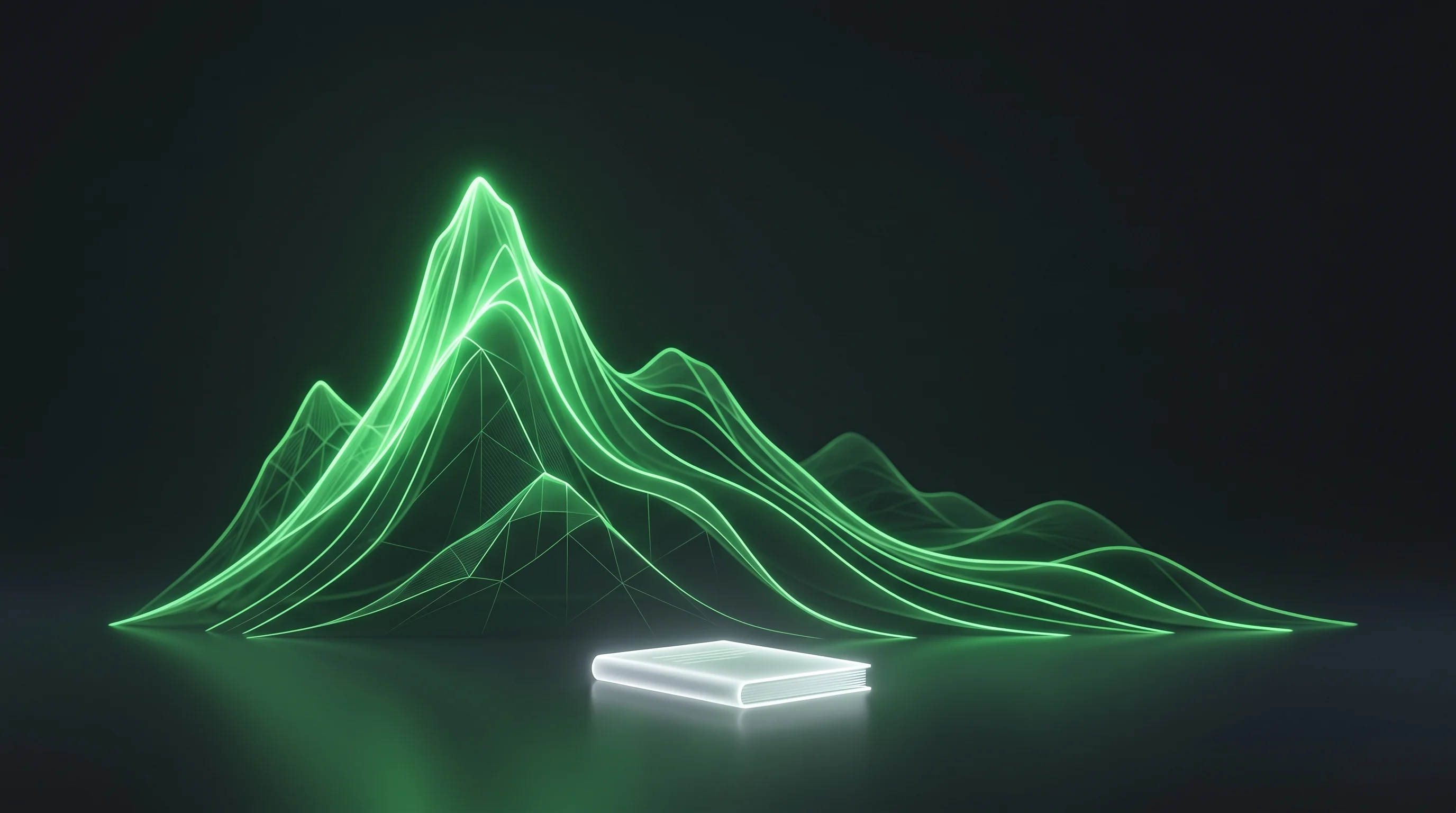 Digital illustration for article section "The Benchmark Question" in "ReasonBlocks Runtime Cuts AI Agent Costs 52%, Boosts Accuracy 42%" - A clean, minimalist, and highly professional conceptual image representing performance benchmarks, a...