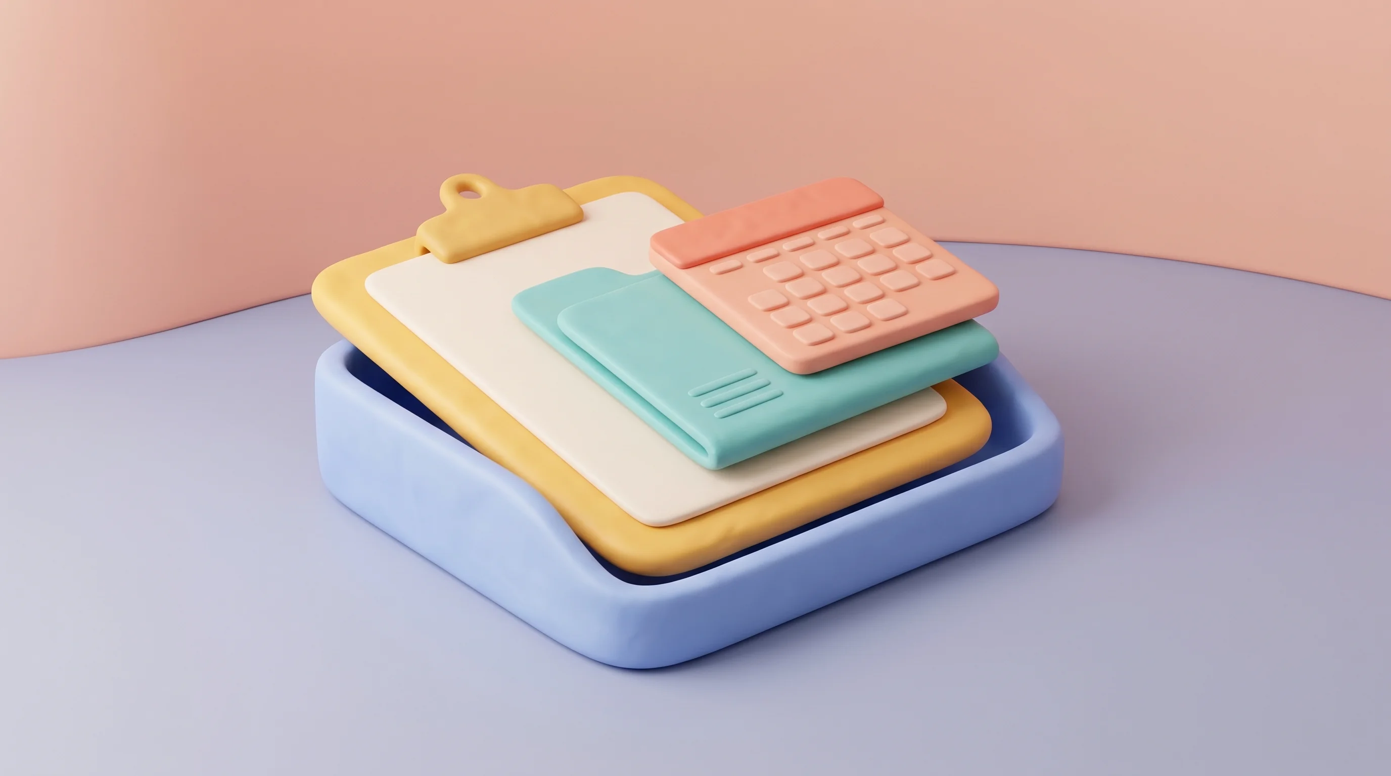 Digital illustration for article section "What Happens Next" in "YC-Backed Klarify Launches AI Agent to Automate Therapist Workflows" - A conceptual, modern 3D illustration representing a unified administrative solution, featuring a sin...