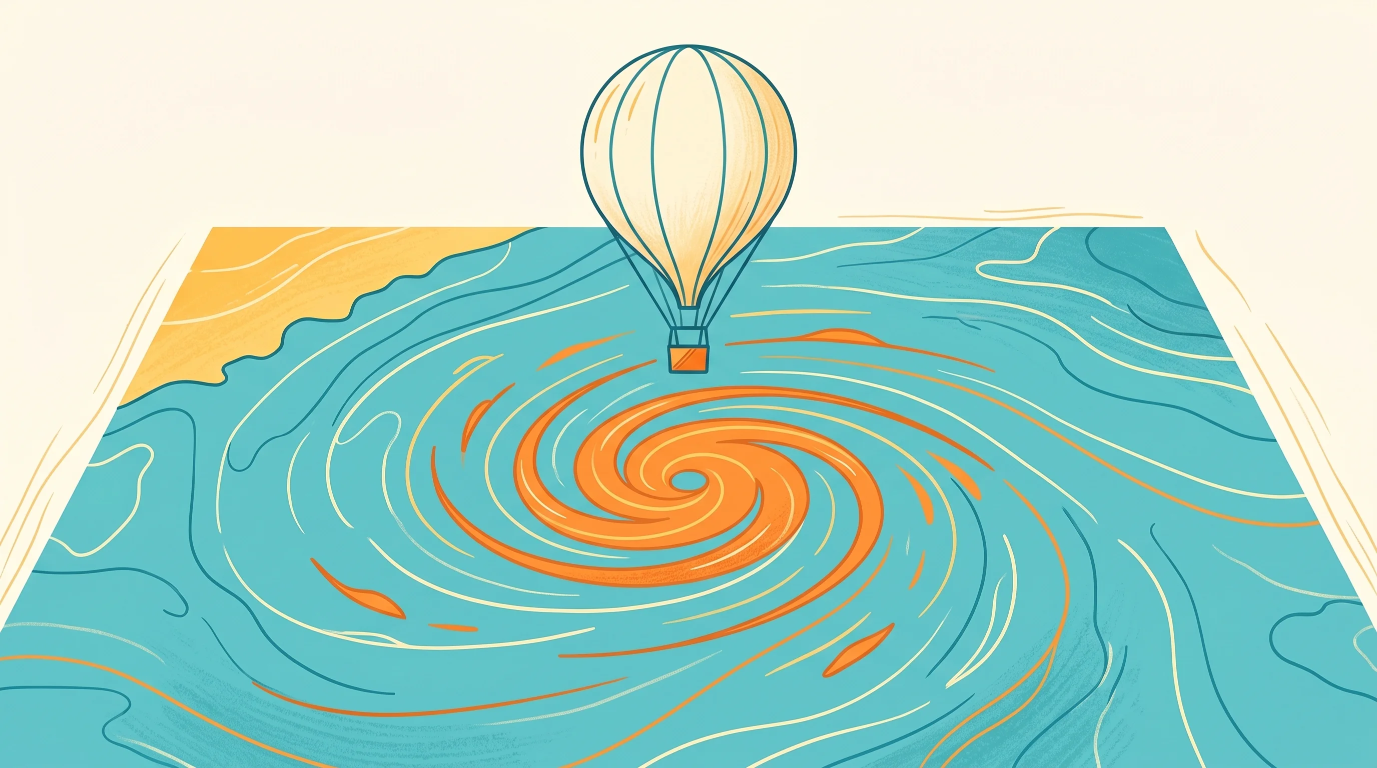 Digital illustration for article section "Government Money and Trust" in "Windborne's AI Weather Model Claims to Beat ECMWF's Gold Standard" - A conceptual, minimalist illustration representing government trust in advanced weather forecasting,...