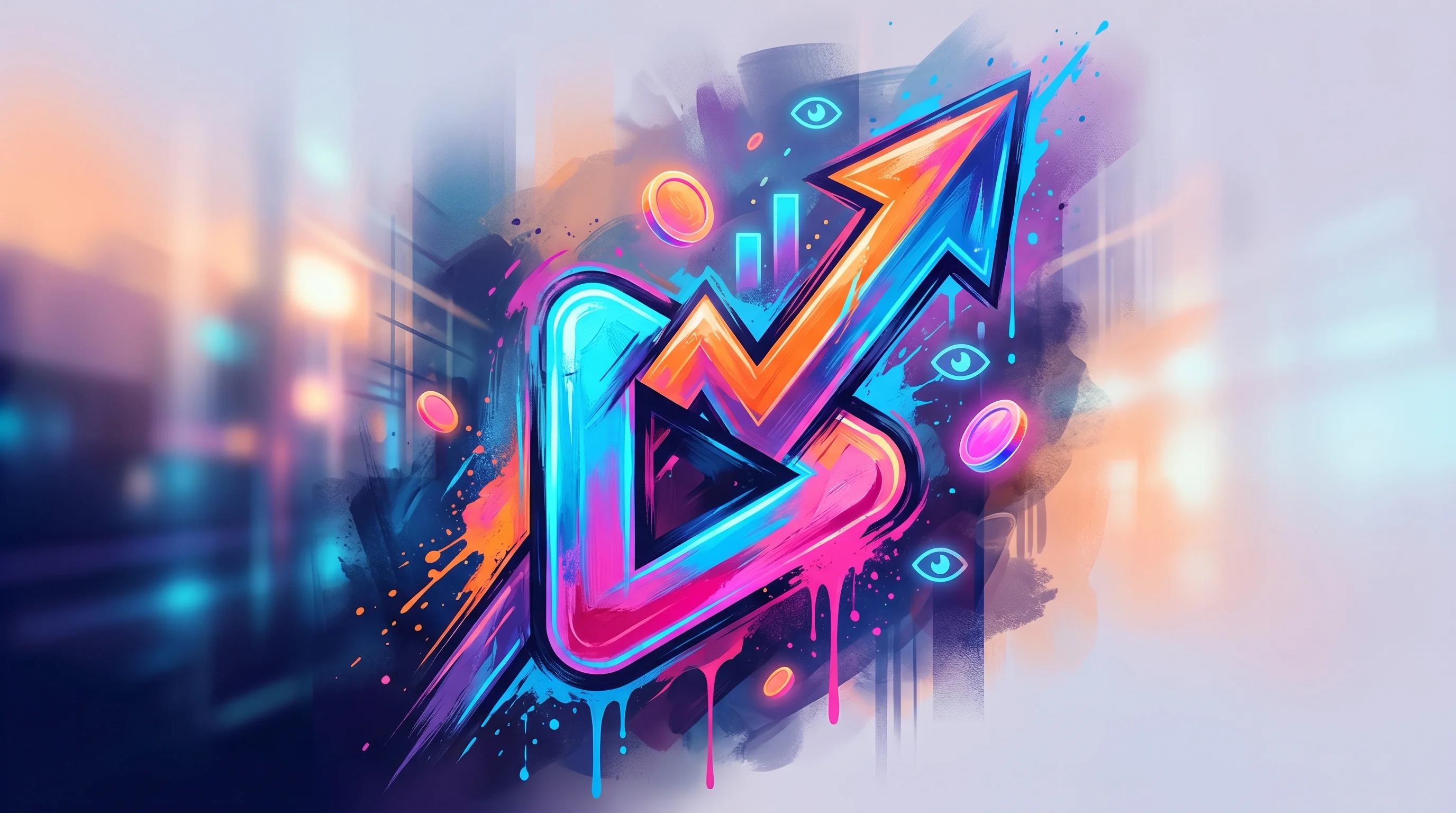 Digital illustration for article section "Paid Creators and Early Velocity" in "Playabl.ai's AI Game Builder Hits 100K Users with TikTok-Style Feed" - A clean, minimal, and modern conceptual image representing paid video creators and rapid growth velo...