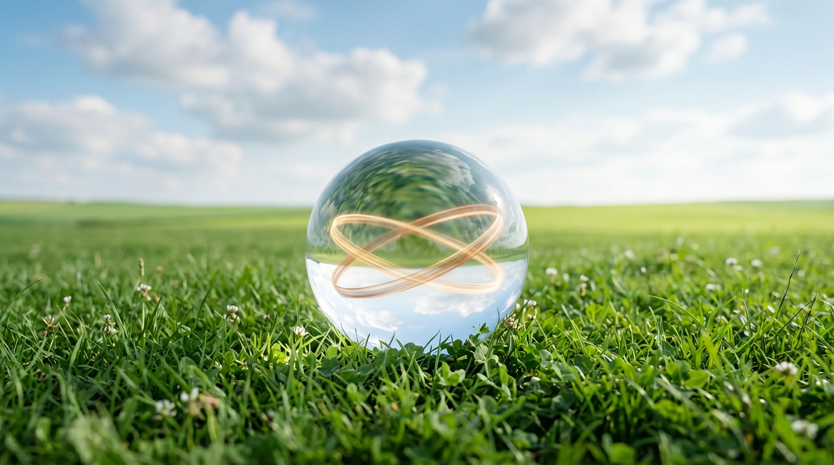 Digital illustration for article section "What Comes Next" in "Tavo Biotherapeutics Raises $17M for First Disease-Modifying Glaucoma Drug" - A conceptual, minimalist scene representing the future of vision therapy and eye health, featuring a...
