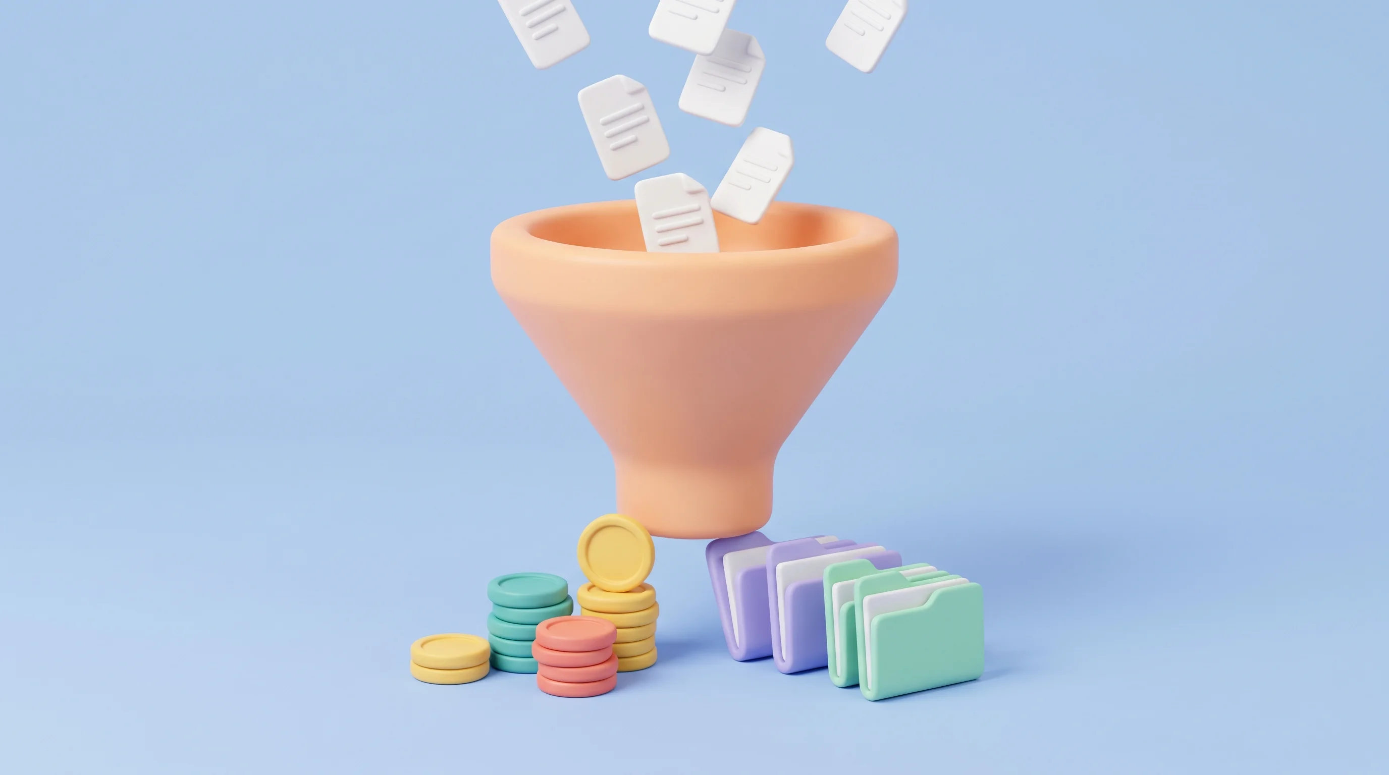 Digital illustration for article section "What It Actually Does" in "Lassie Lands $35M A16z Round to Automate Healthcare Practice Ops" - A clean, minimal conceptual representation of automated financial reconciliation, featuring a soft-e...