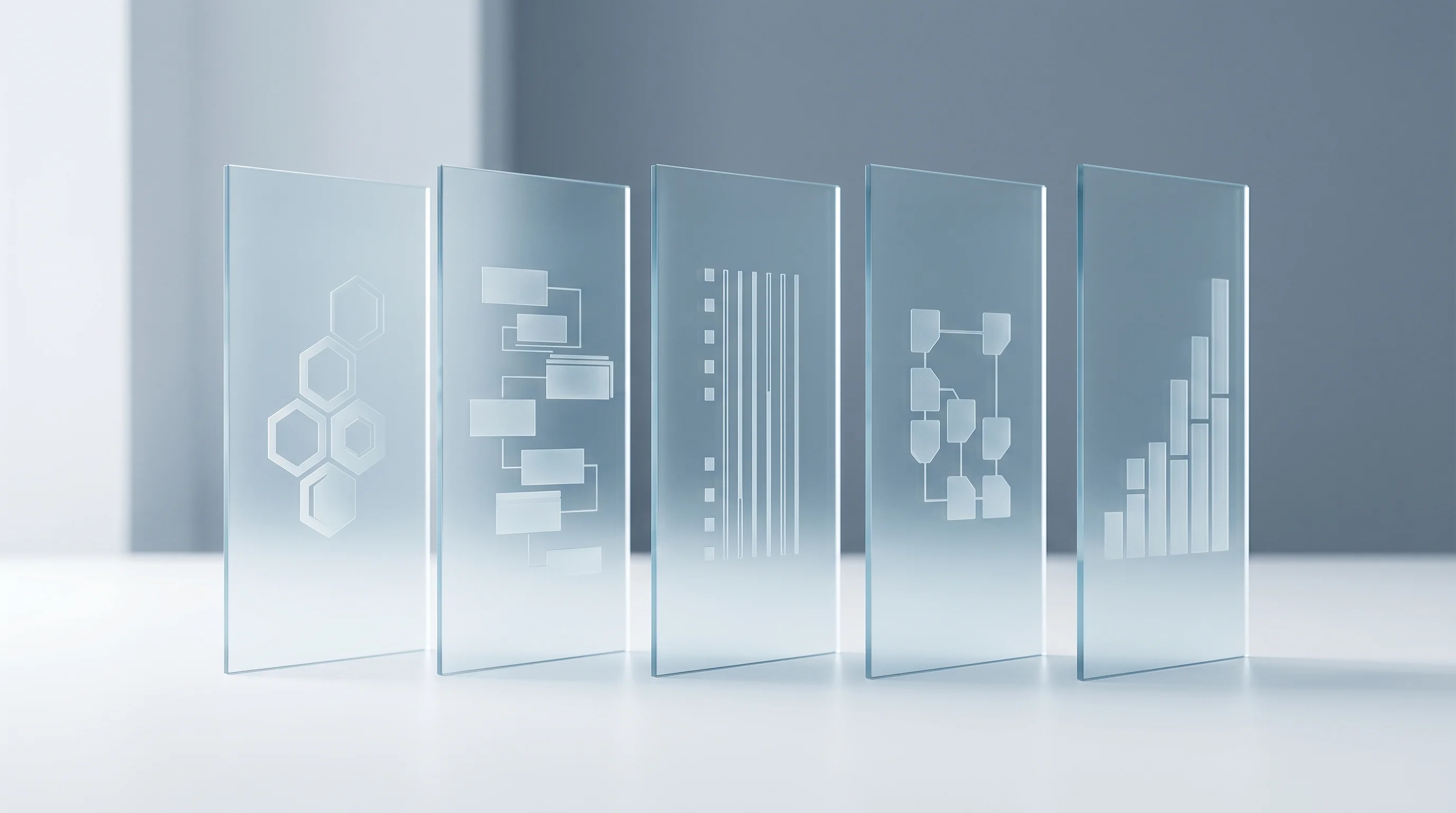 Digital illustration for article section "What It's Actually Good For" in "Superset Launches IDE to Orchestrate 100+ AI Coding Agents in Parallel" - A conceptual and minimalist representation of parallelizable development tasks, featuring a series o...